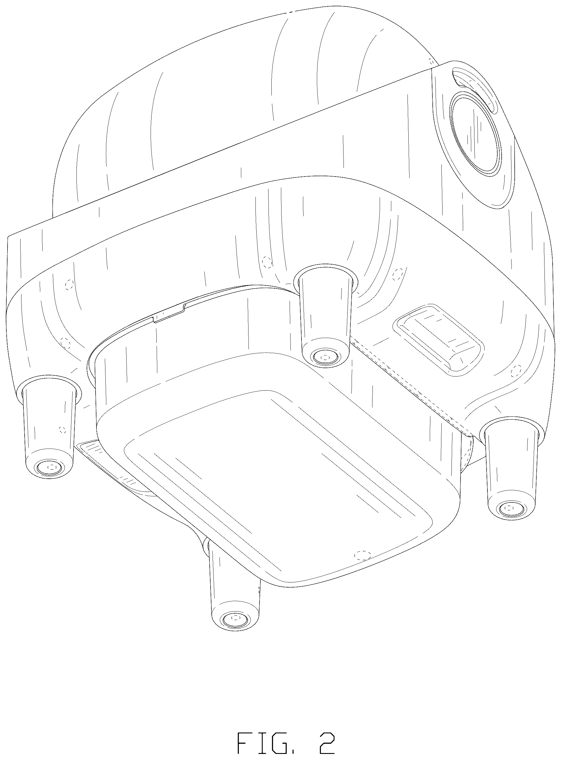Patent USD1076282 Figure 2 – Litter box