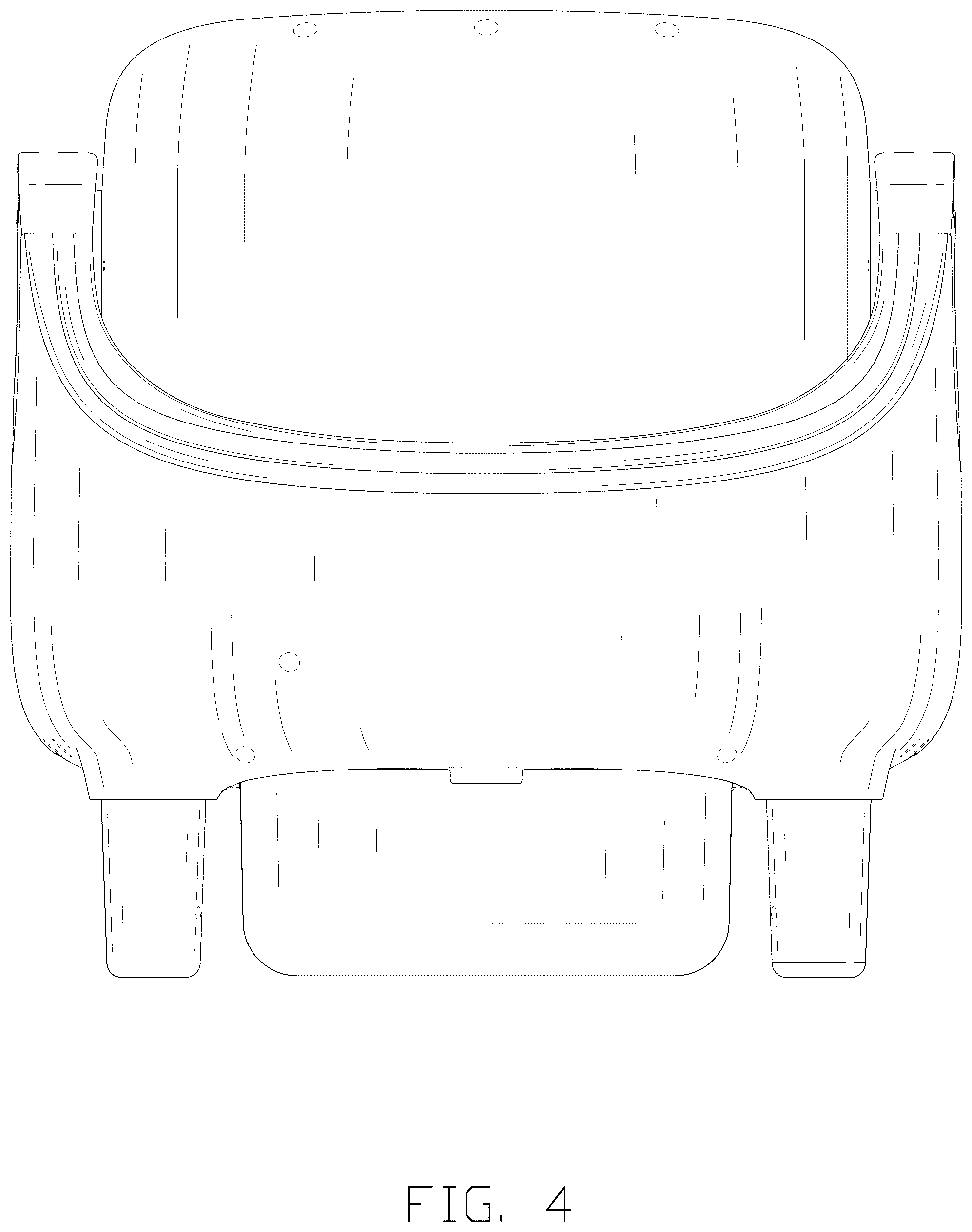 Patent USD1076282 Figure 4 – Litter box
