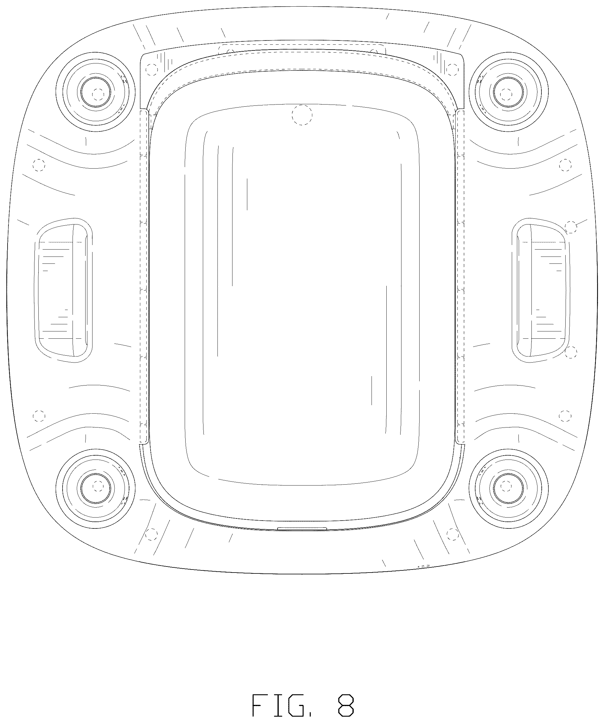 Patent USD1076282 Figure 8 – Litter box