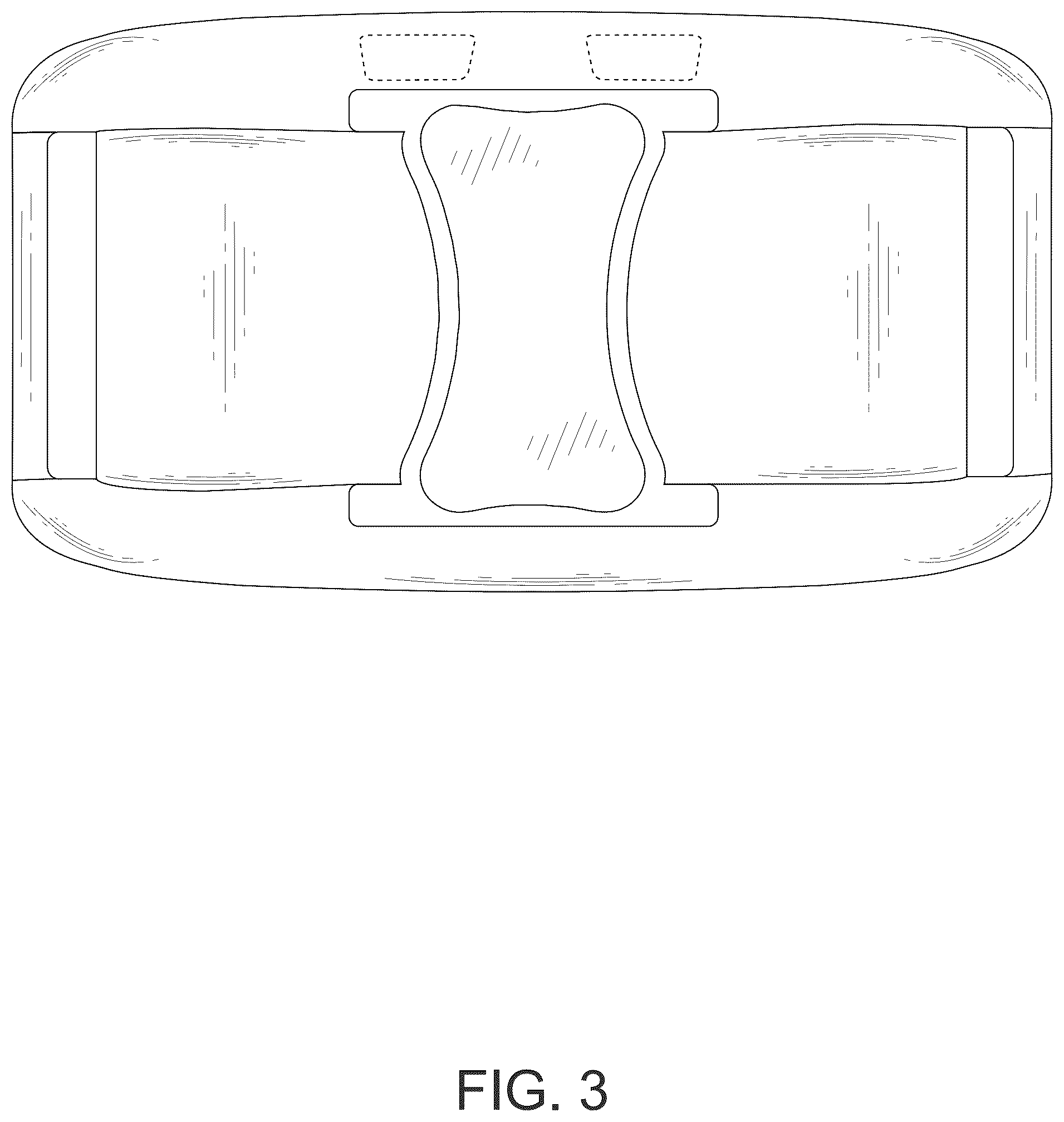 Patent USD1076283 Figure 3 – Receiver for dog training collar