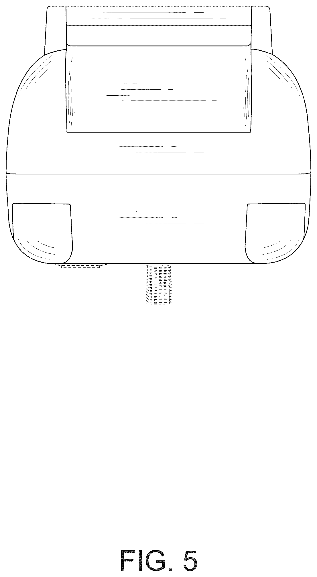 Patent USD1076283 Figure 5 – Receiver for dog training collar