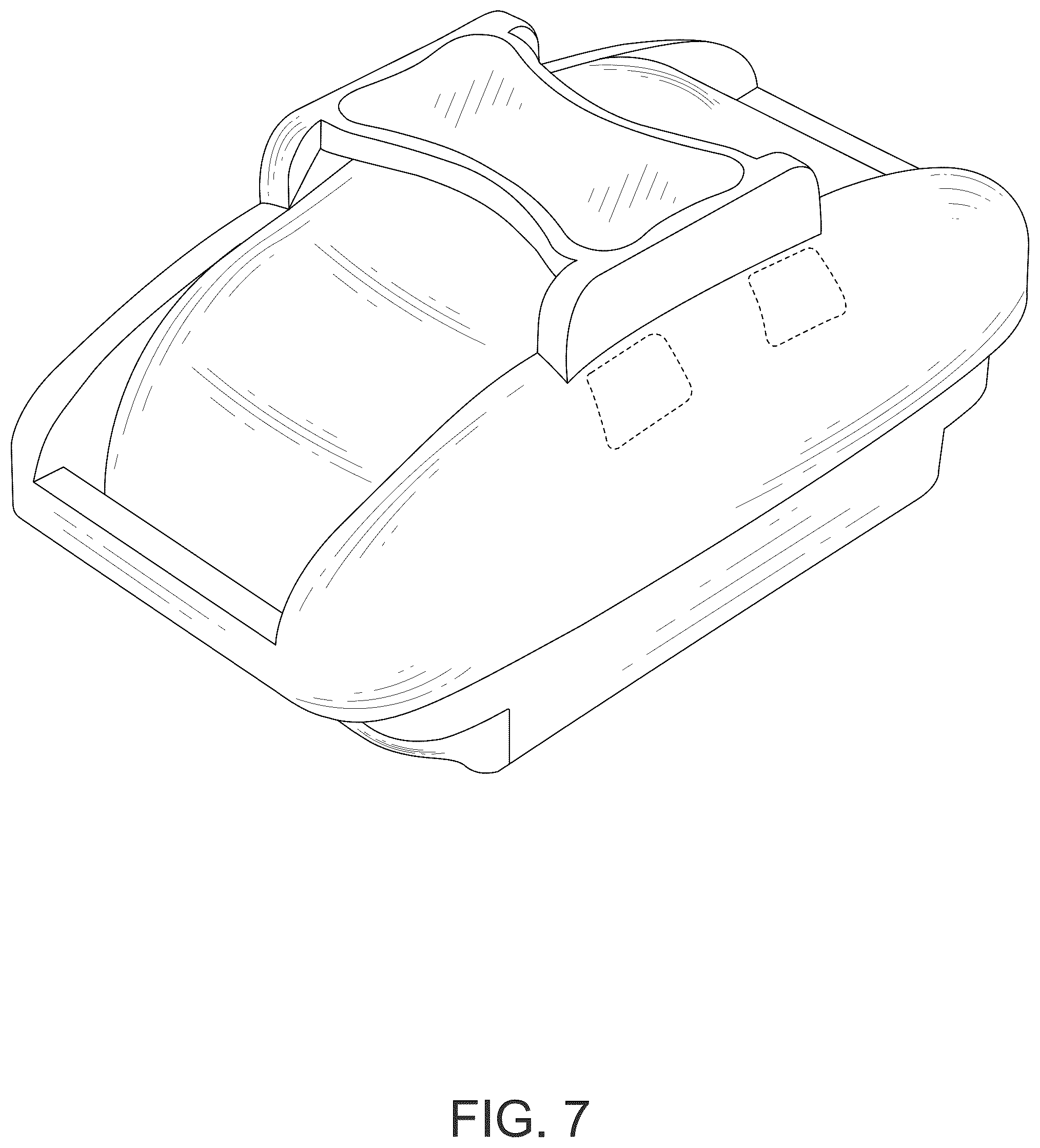 Patent USD1076283 Figure 7 – Receiver for dog training collar