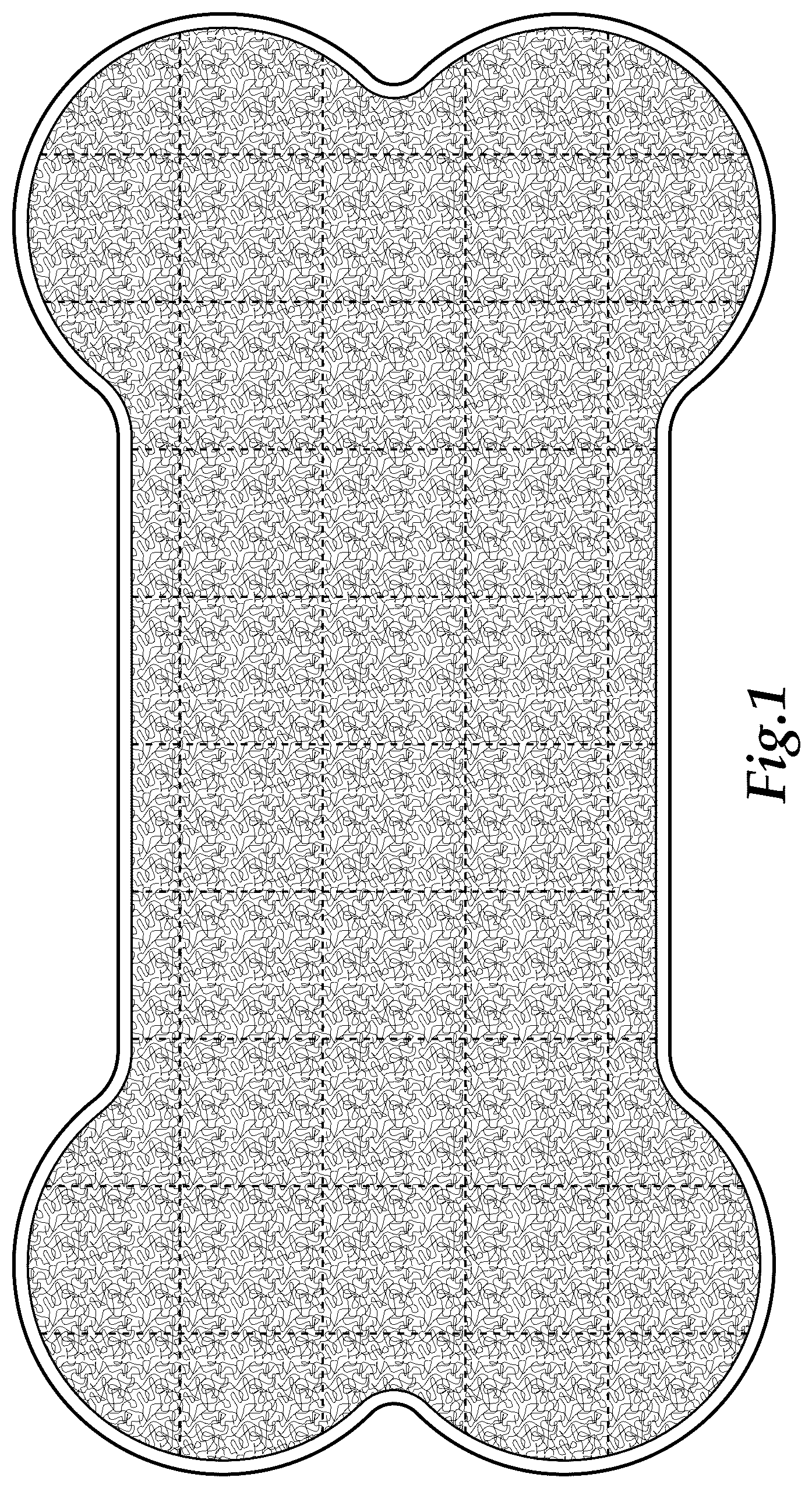 Patent USD1076284 Figure 1 – Pet weighted blanket