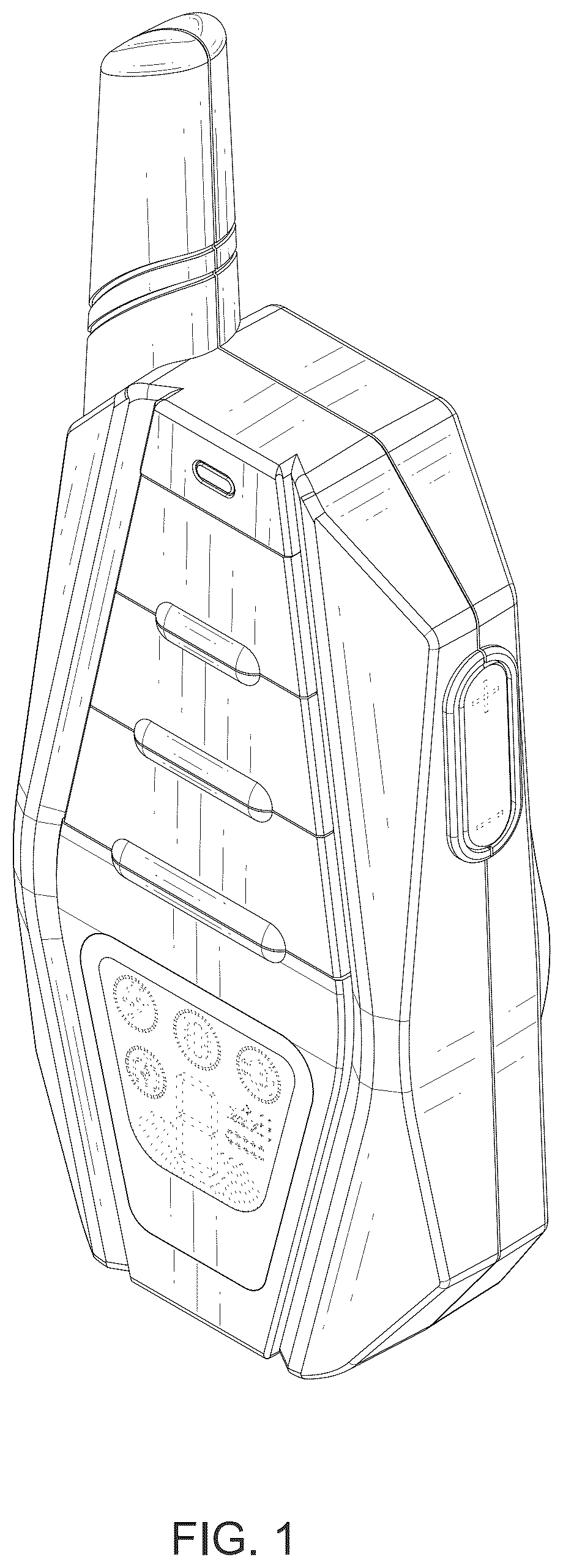 Patent USD1076288 — Remote control for dog training collar device — Figure 1