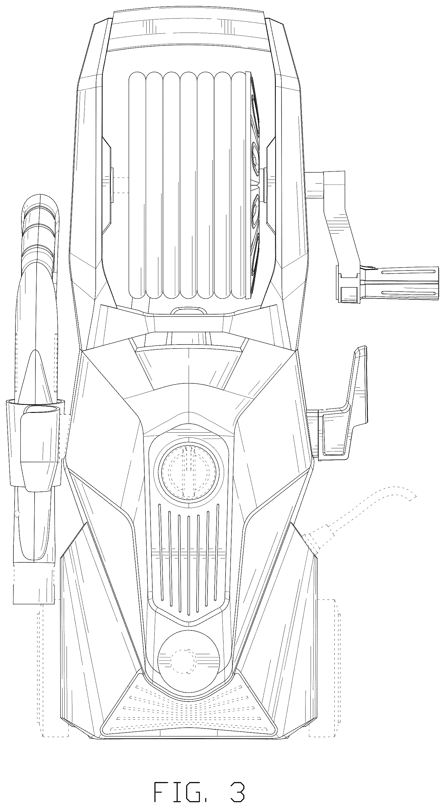 Patent USD1076289 Figure 3 – Electric pressure washer