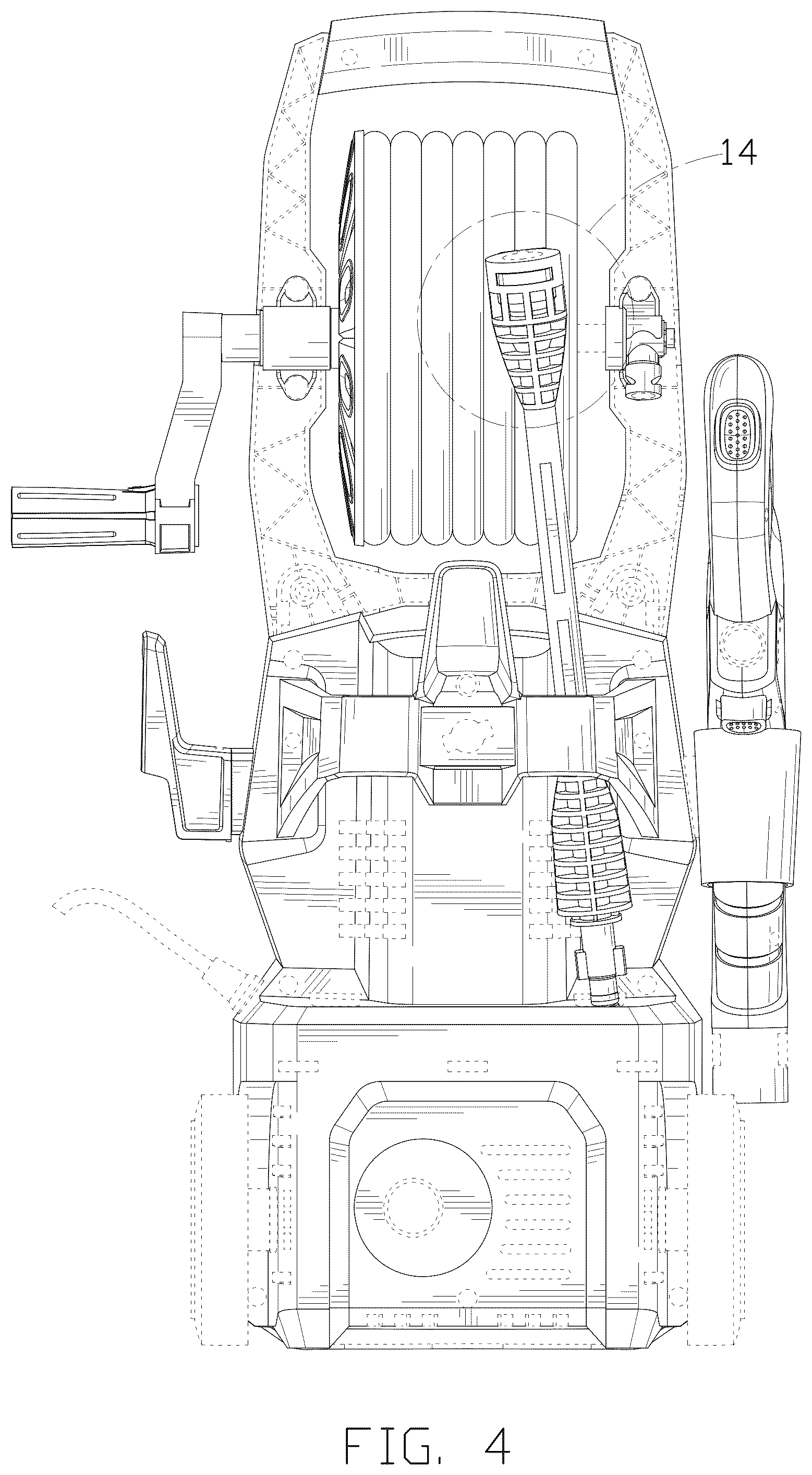 Patent USD1076289 Figure 4 – Electric pressure washer