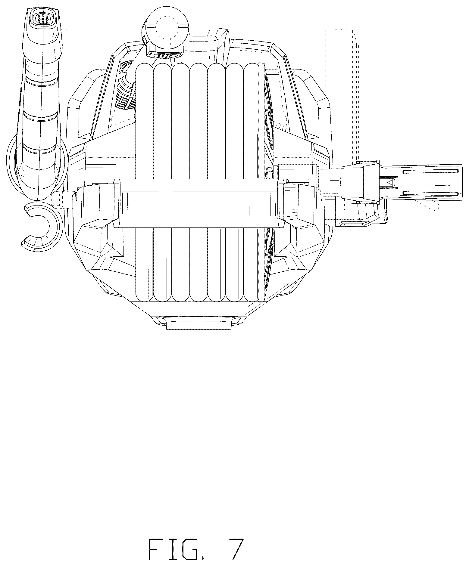 Patent USD1076289 Figure 7 – Electric pressure washer