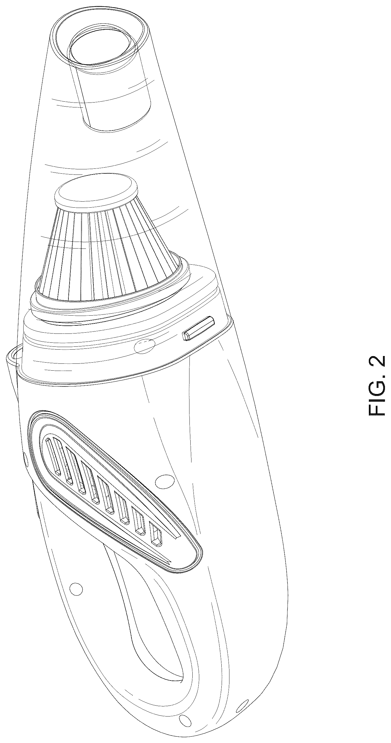 Patent USD1076292 Figure 2 – Vacuum cleaner