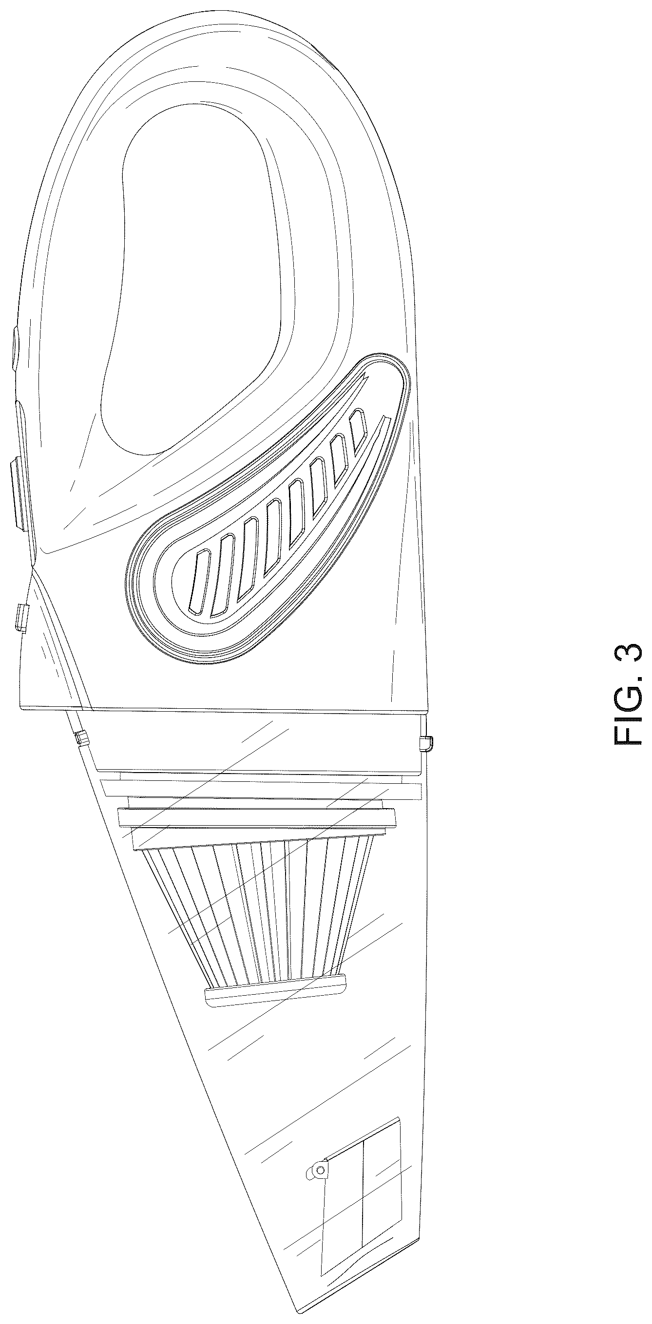 Patent USD1076292 Figure 3 – Vacuum cleaner