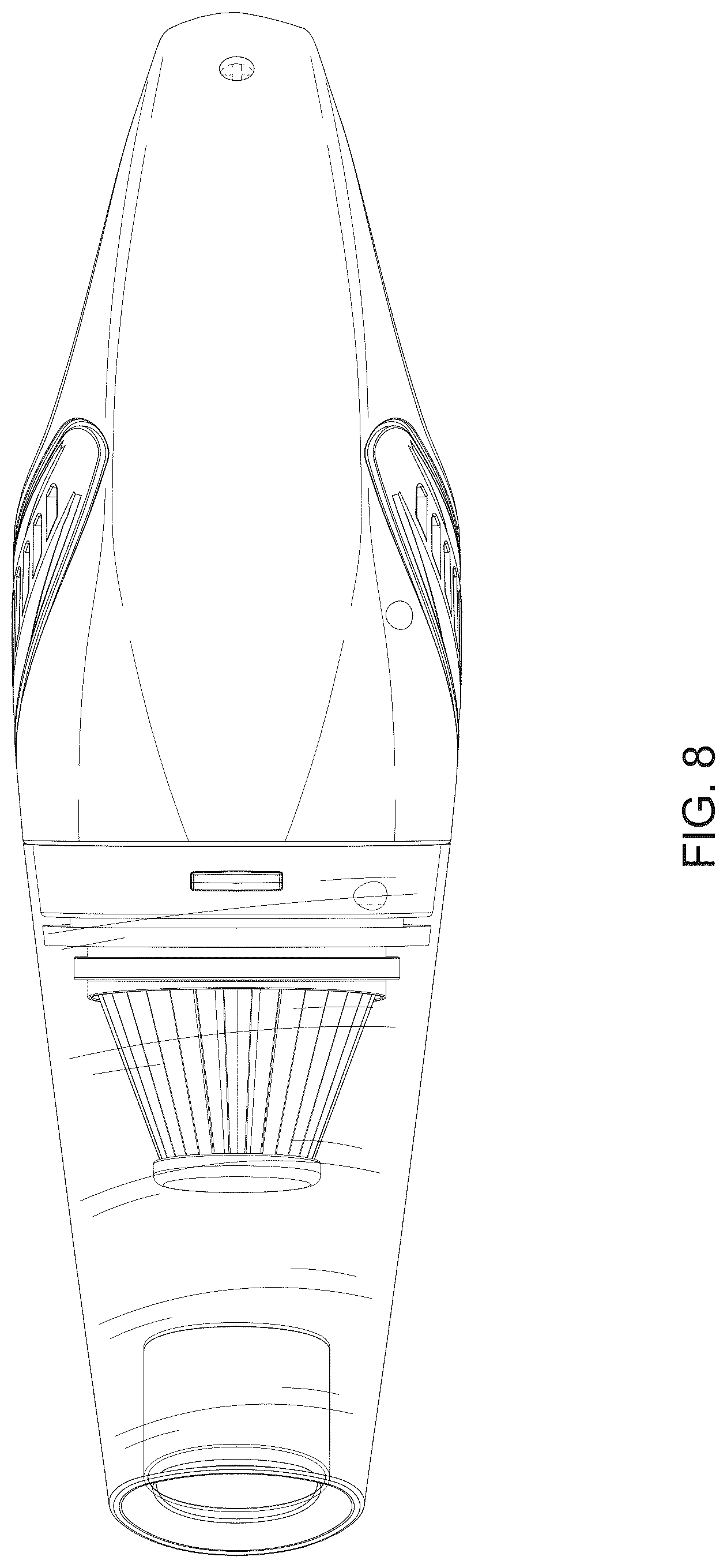 Patent USD1076292 Figure 8 – Vacuum cleaner