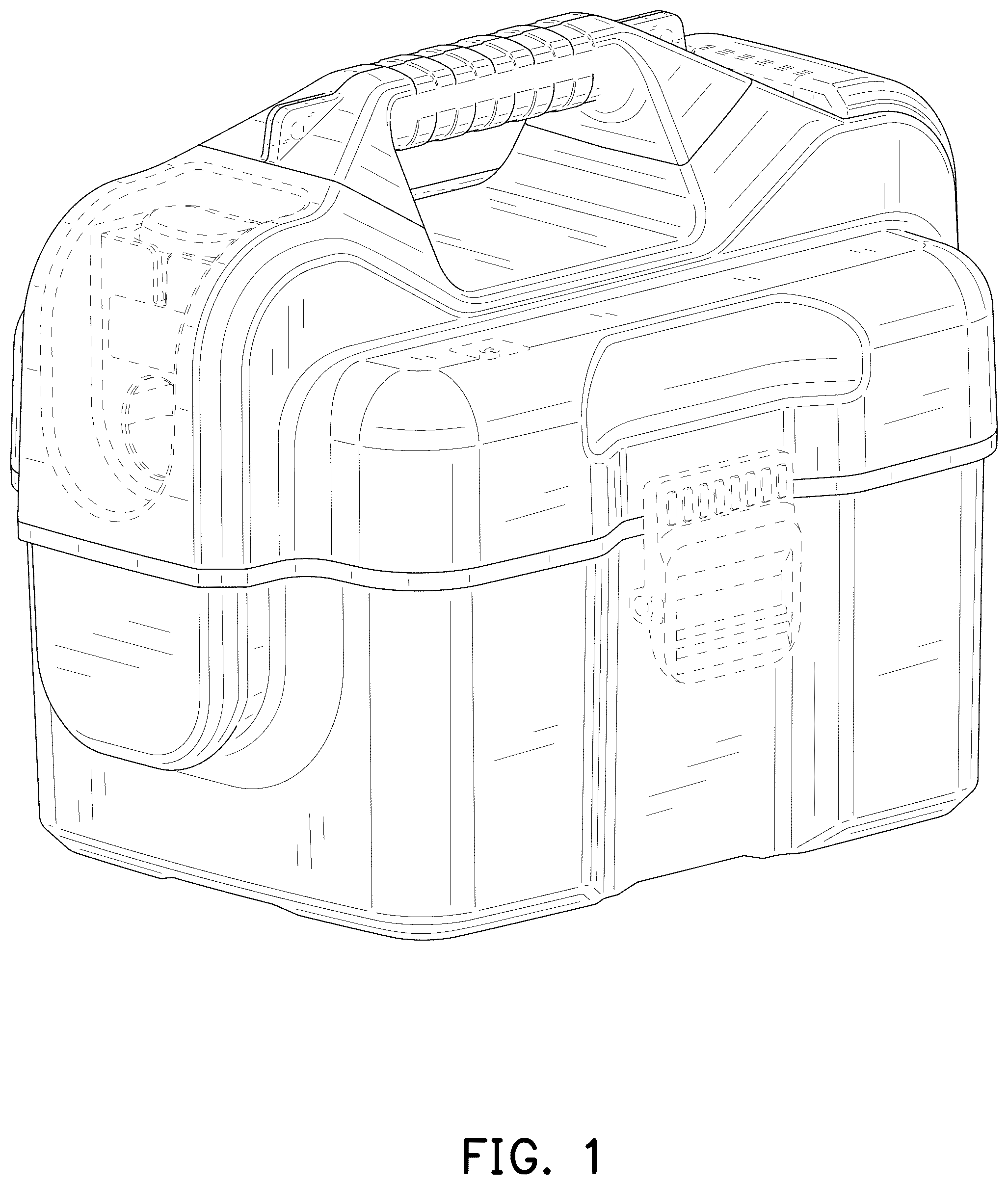 Patent USD1076293 Figure 1 – Dry and wet vacuum cleaner