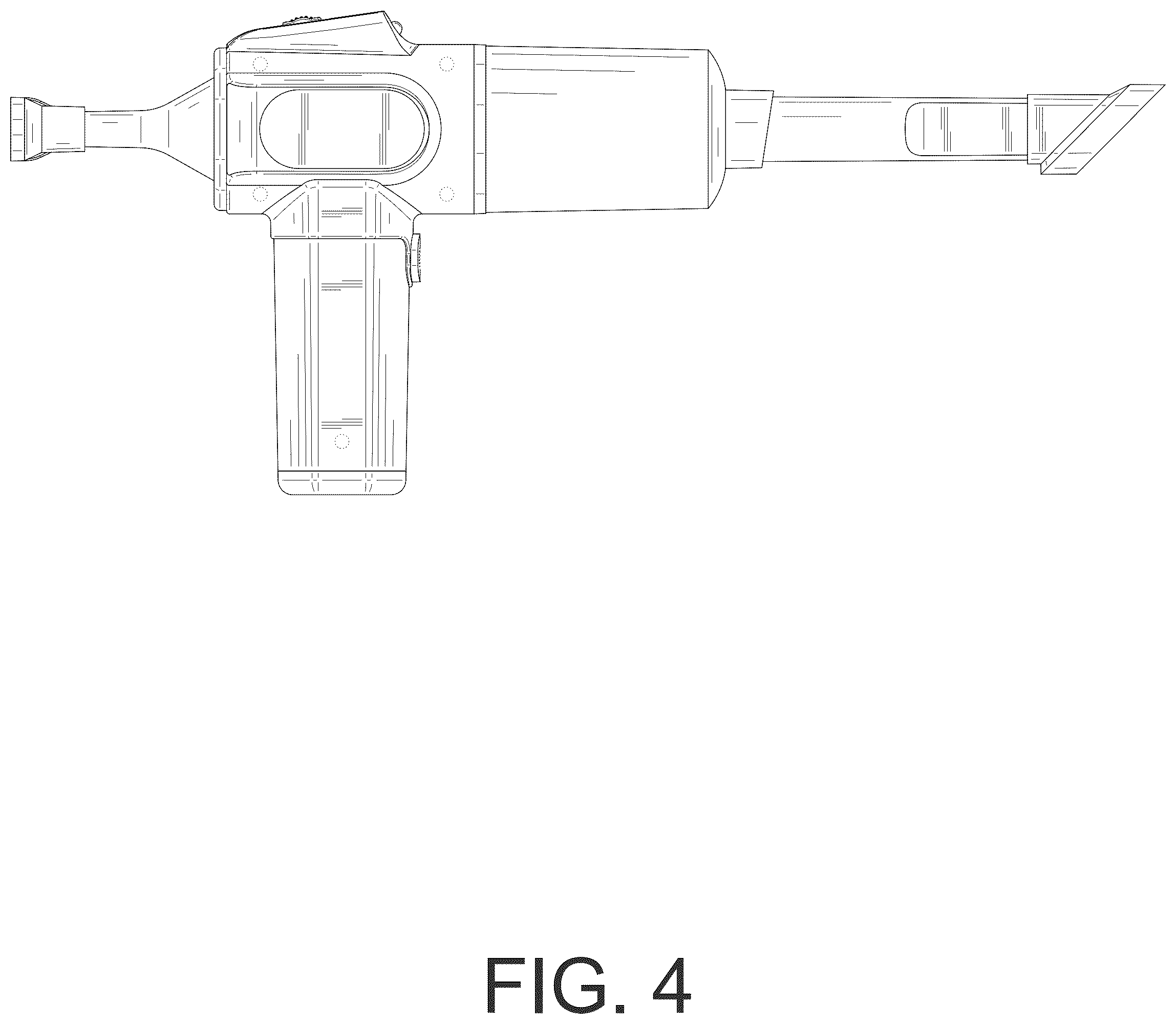 Patent USD1076294 Figure 4 – Car vacuum cleaner