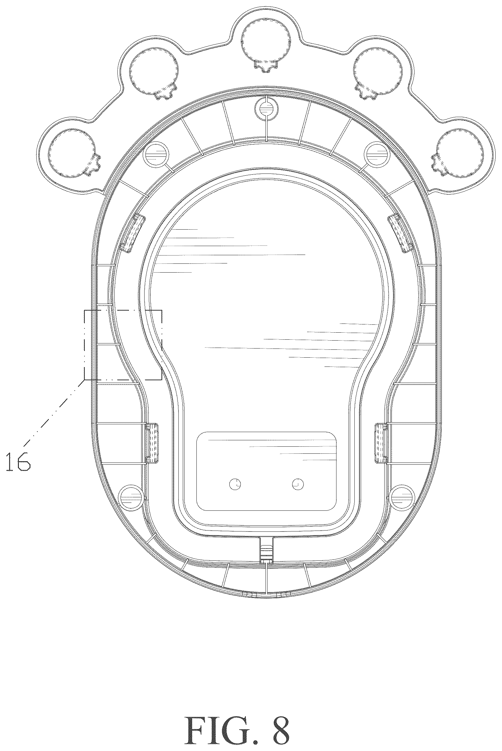Patent USD1076295 Figure 8 – Vacuum cleaner