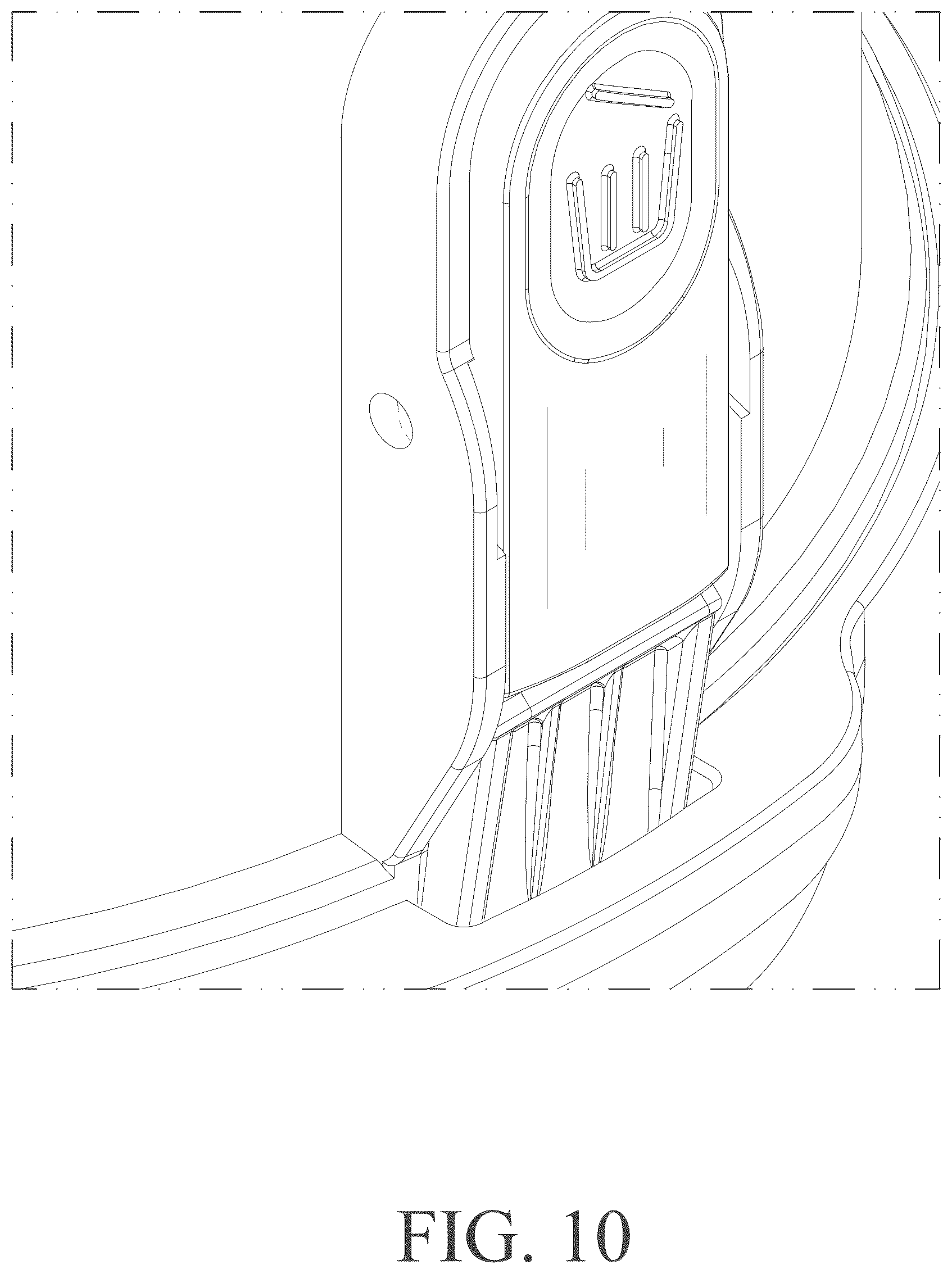 Patent USD1076295 Figure 10 – Vacuum cleaner