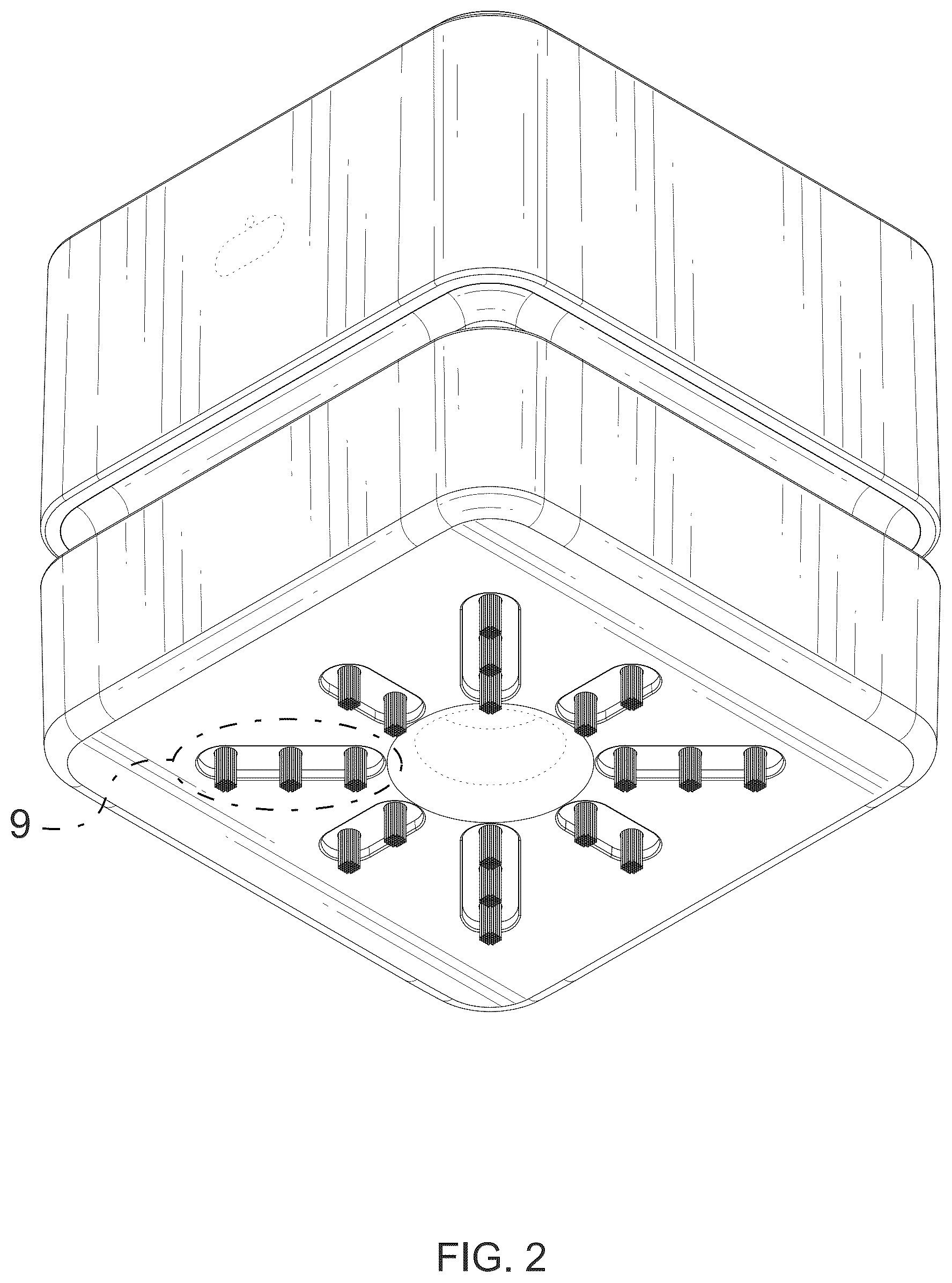 Patent USD1076296 Figure 2 – Desktop vacuum cleaner