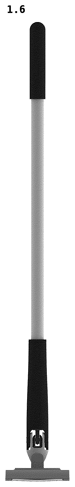 Patent USD1076299 Figure 6 – Flat mop with cloth