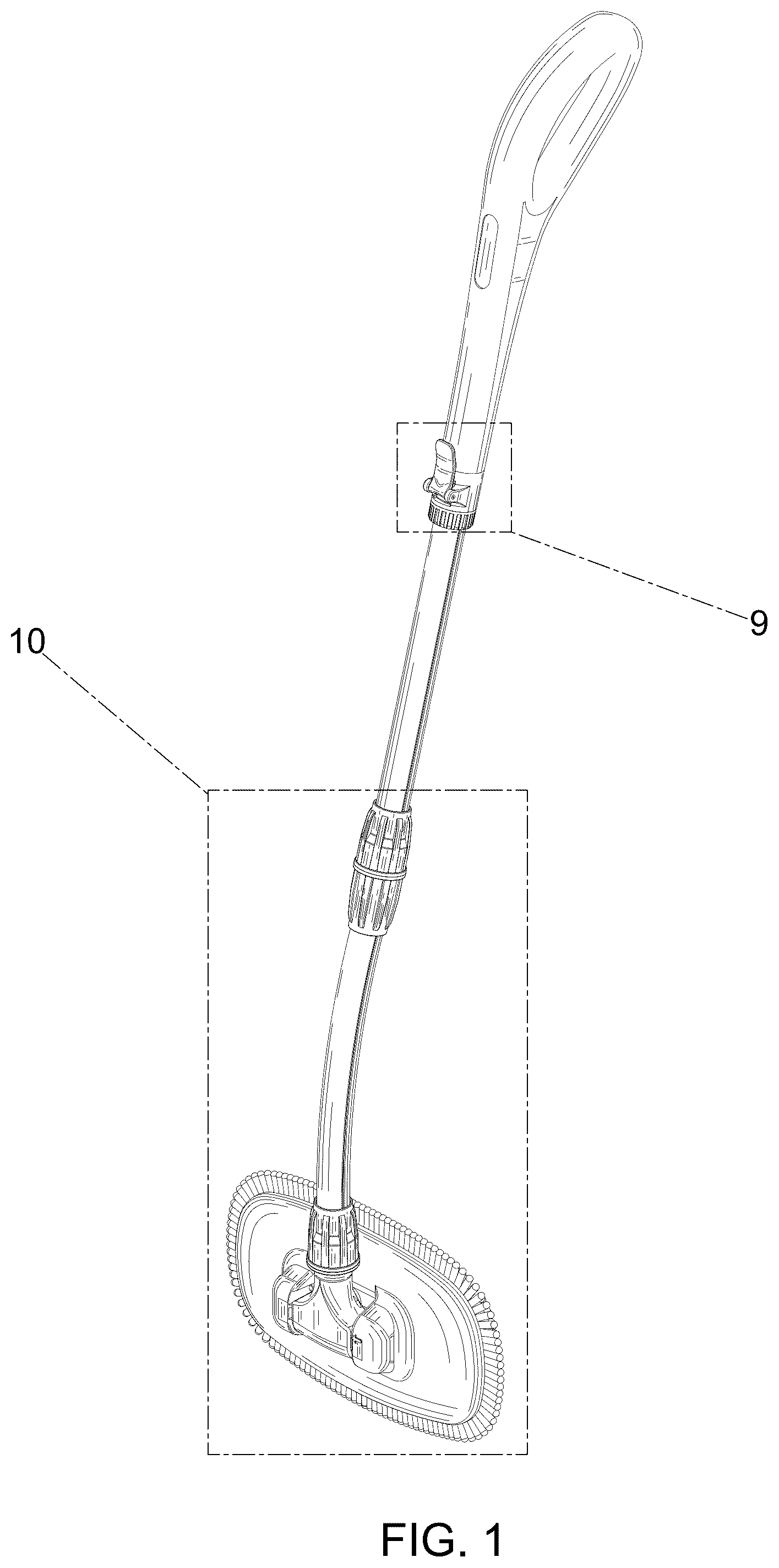 Patent USD1076300 Figure 1 – Car wash mop