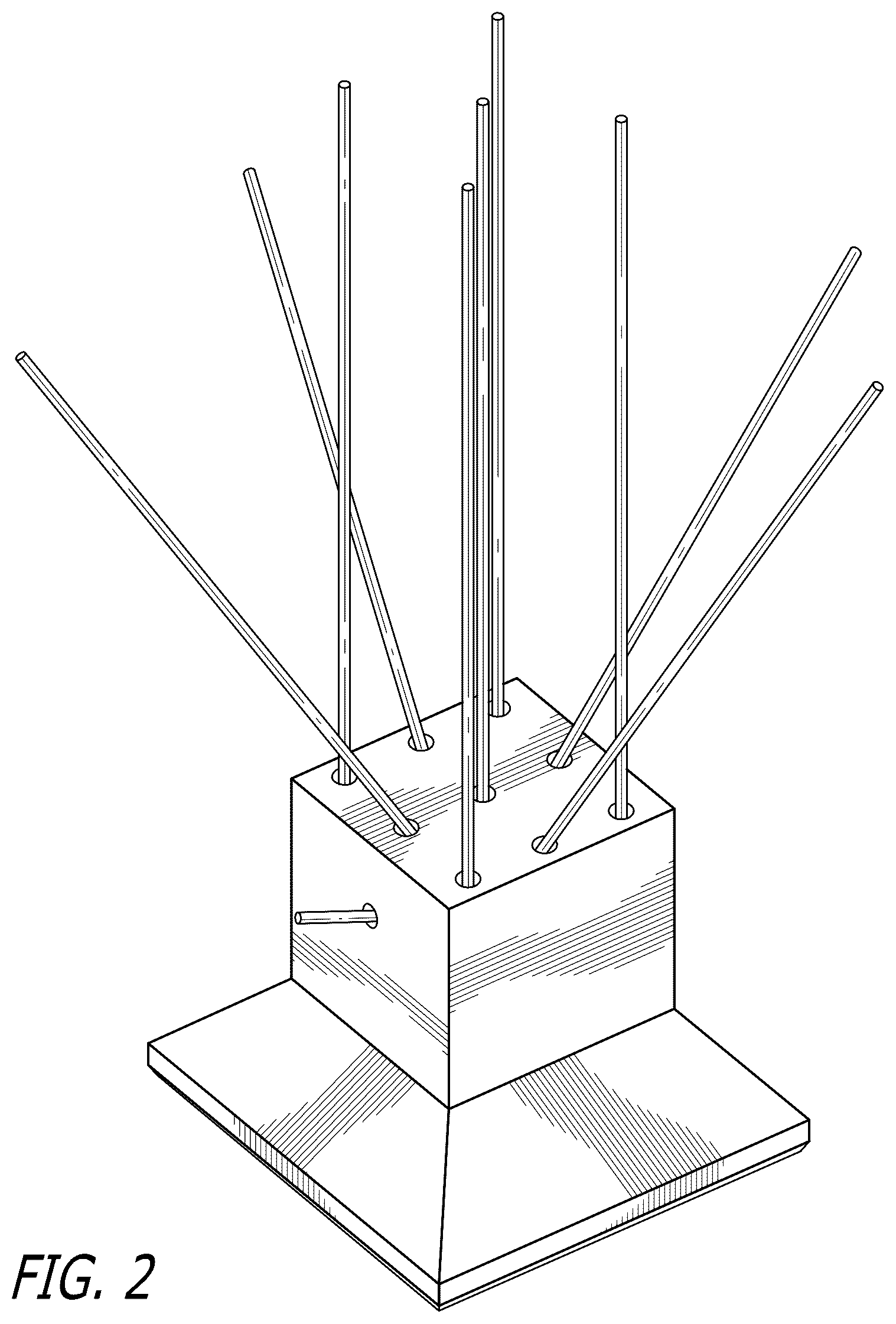 Patent USD1076304 Figure 2 – Drying rack