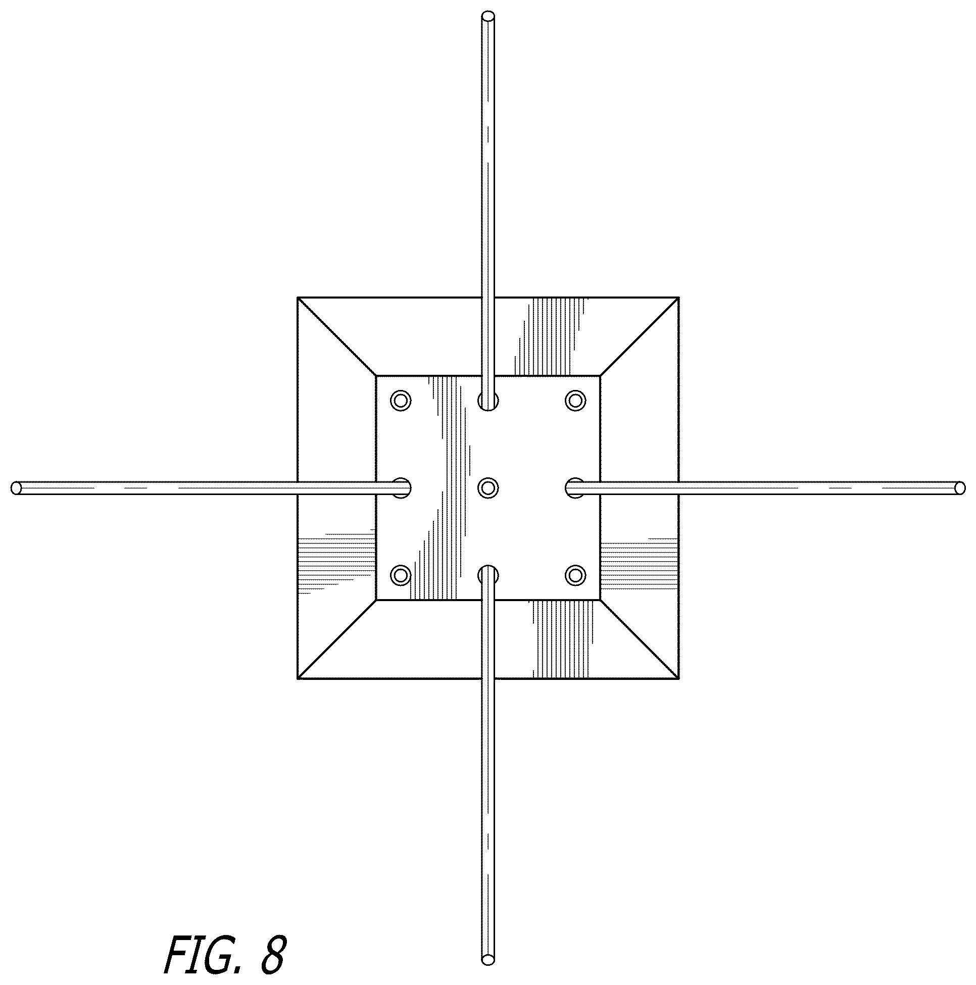 Patent USD1076304 Figure 8 – Drying rack