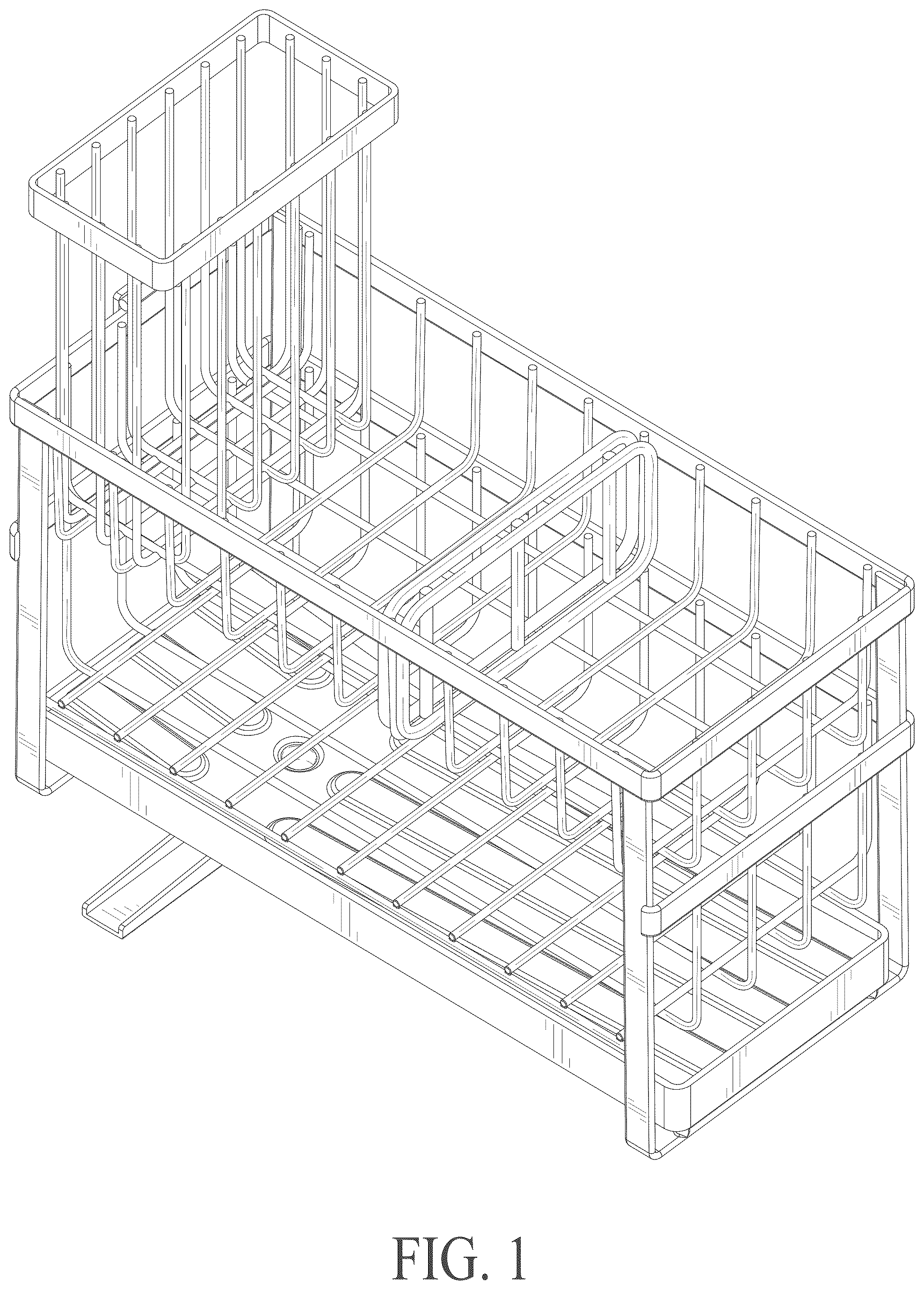 Patent USD1076305 Figure 1 – Sink caddy