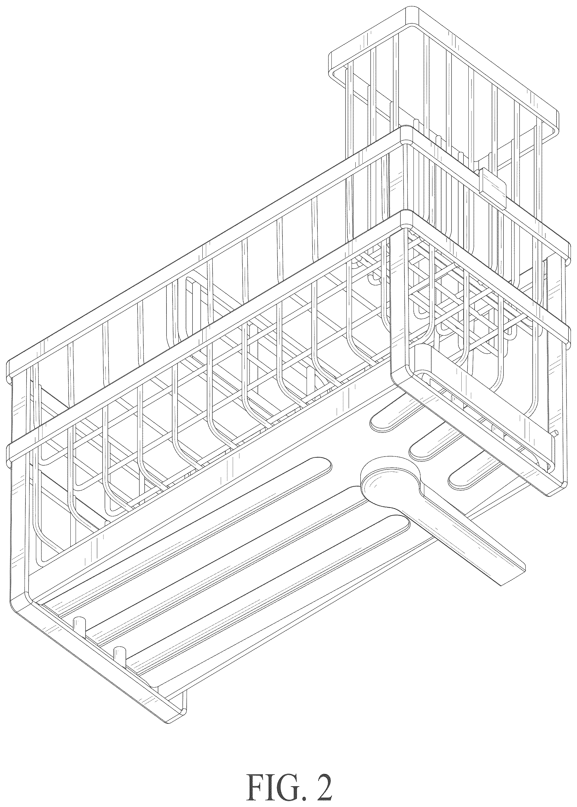 Patent USD1076305 Figure 2 – Sink caddy