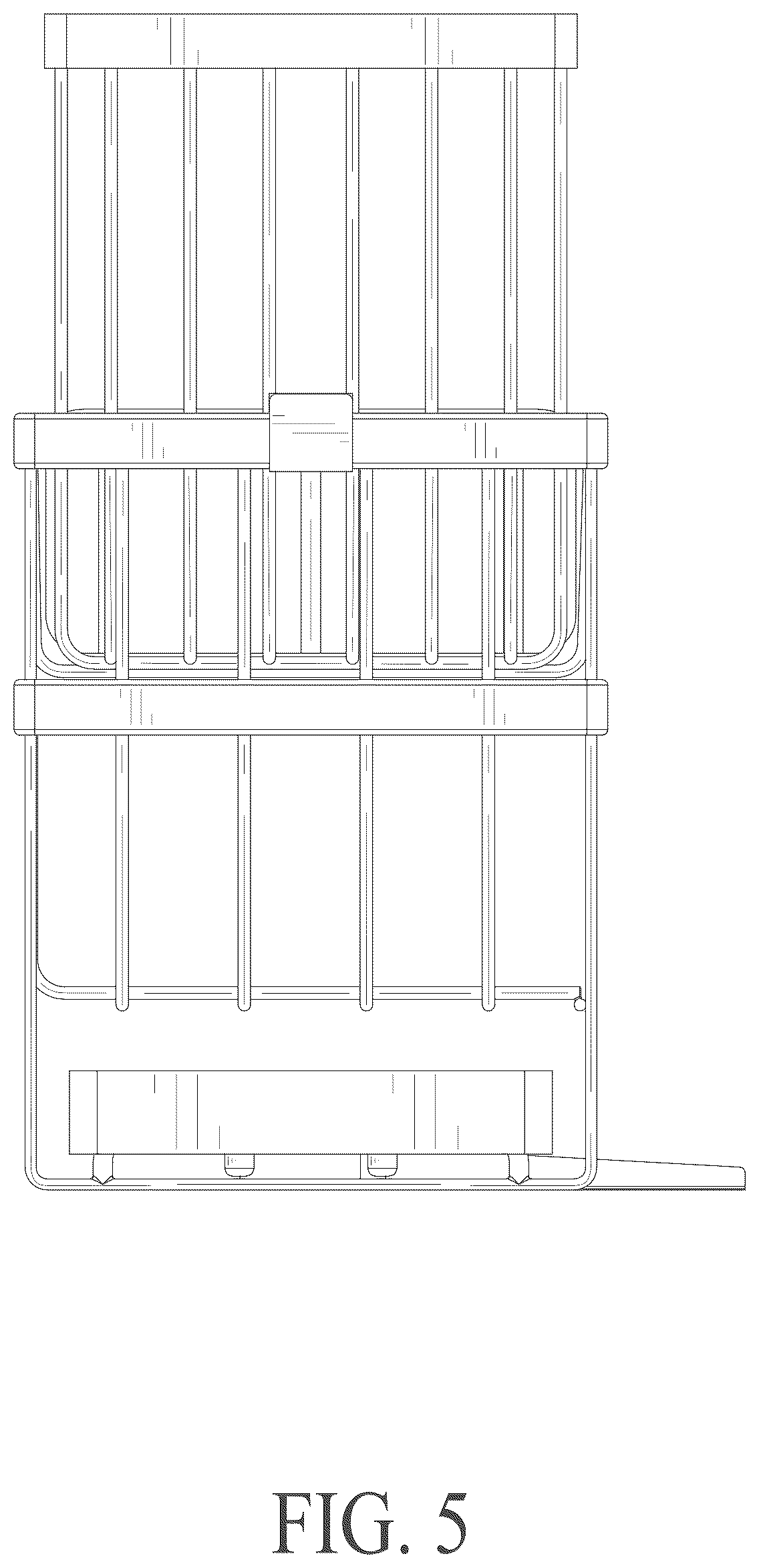 Patent USD1076305 Figure 5 – Sink caddy