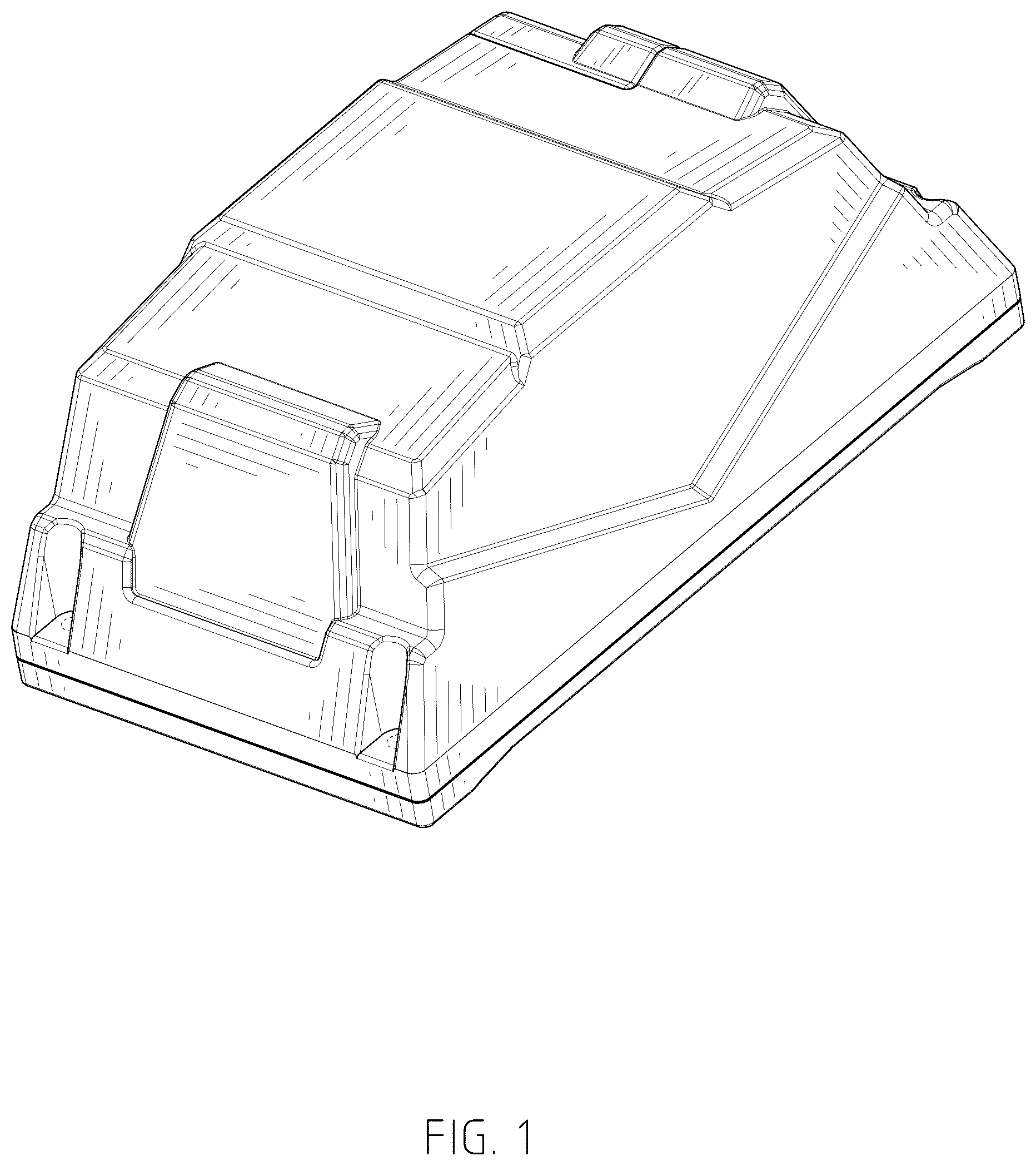 Patent USD1076310 Figure 1 – Winch control box