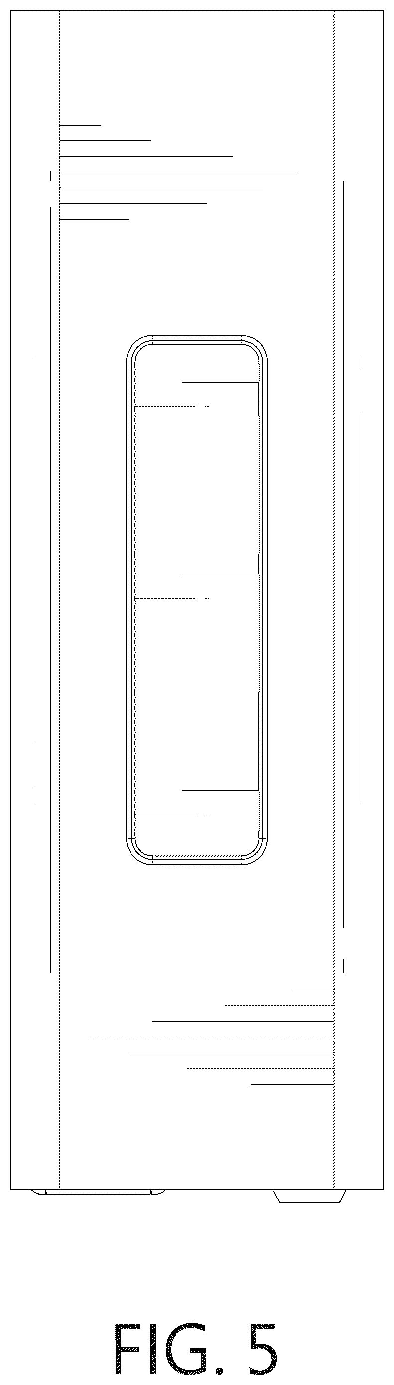Patent USD1076311 Figure 5 – Safe box