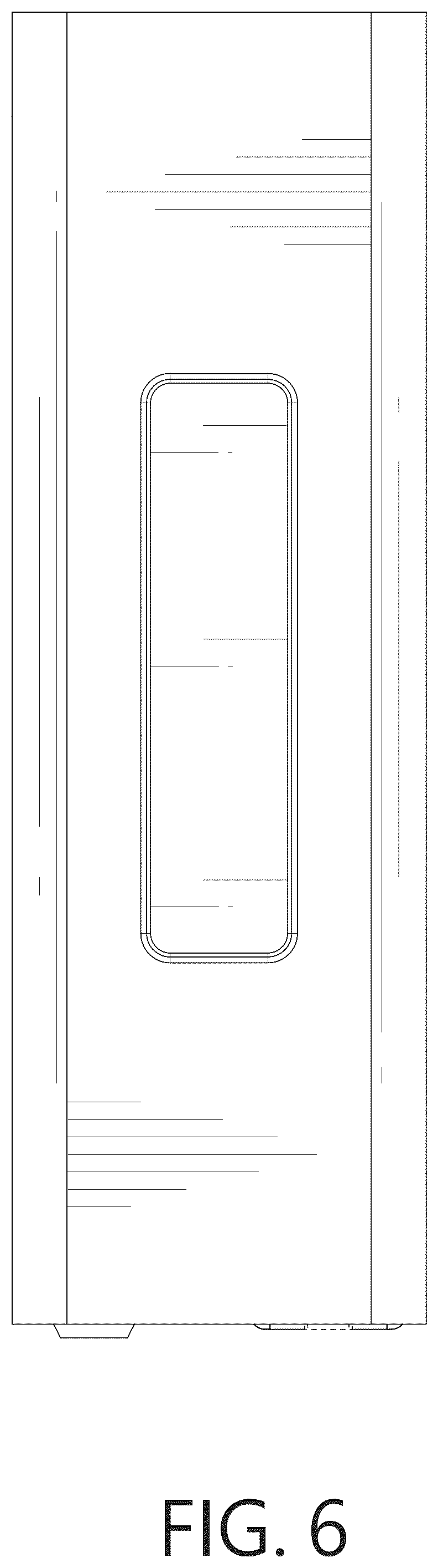 Patent USD1076311 Figure 6 – Safe box
