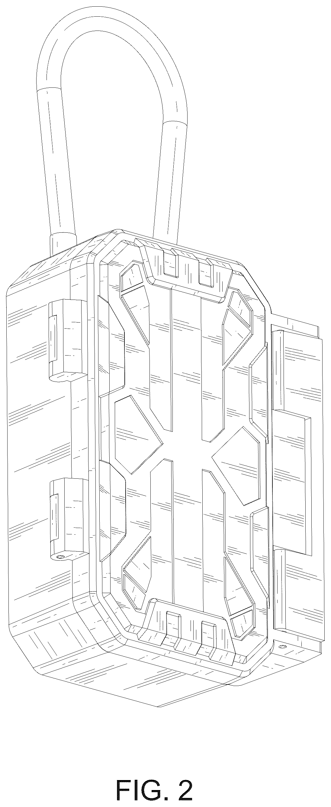 Patent USD1076312 Figure 2 – Magnetic key box