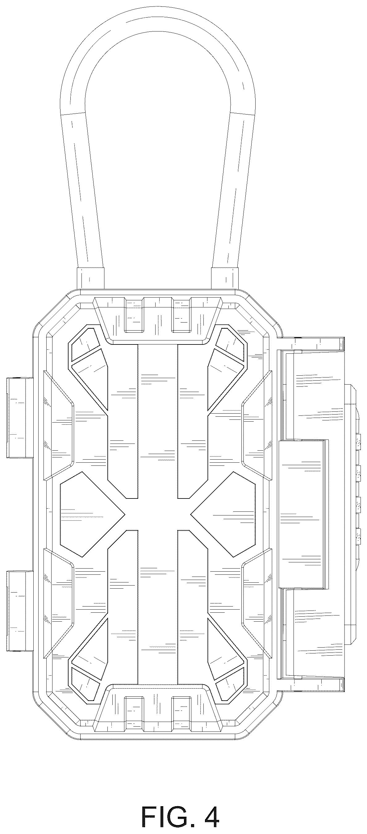 Patent USD1076312 Figure 4 – Magnetic key box