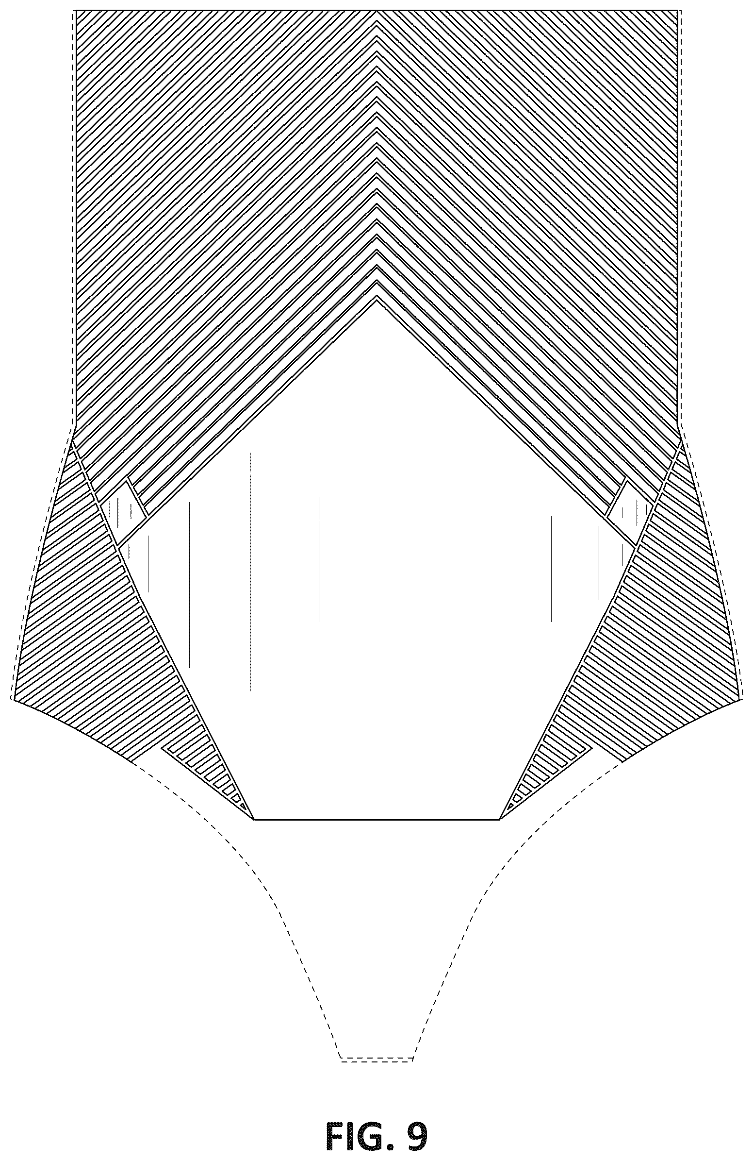 Patent USD1076318 Figure 9 – Garment