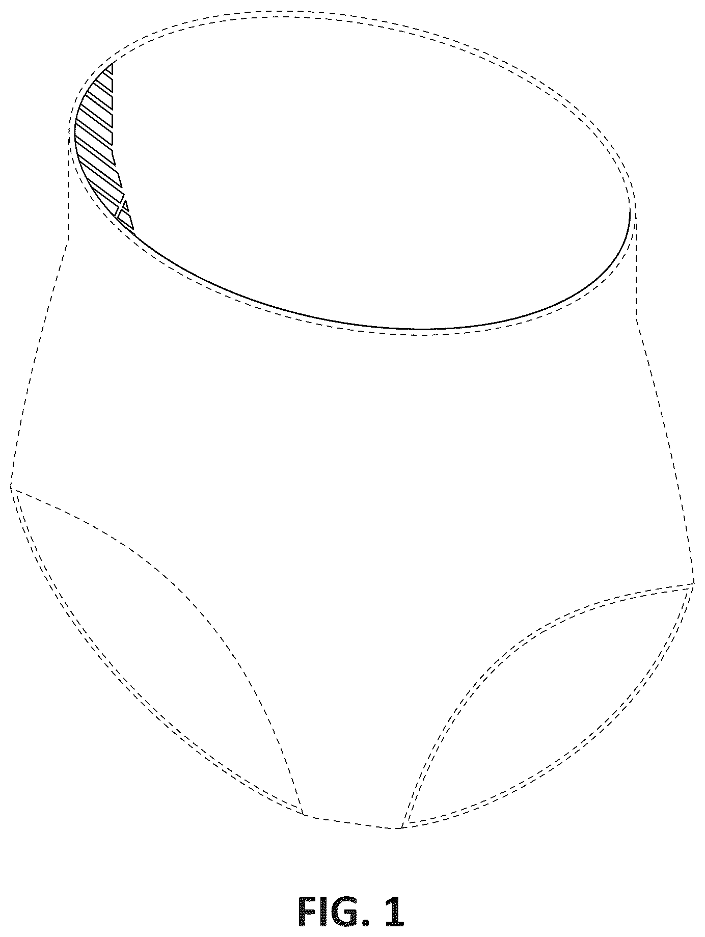Patent USD1076319 Figure 1 – Garment