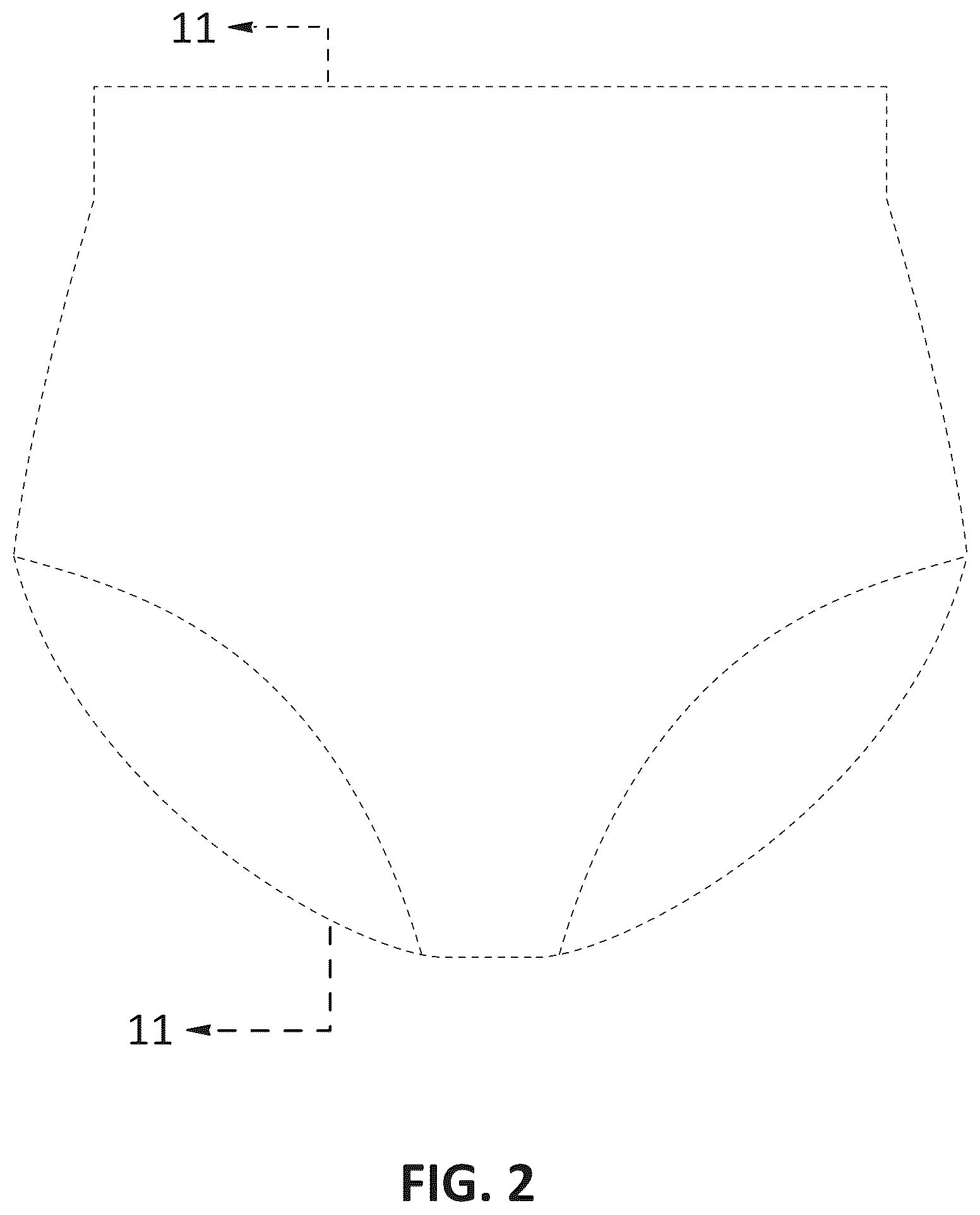 Patent USD1076319 Figure 2 – Garment