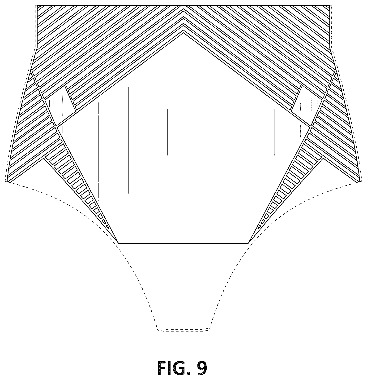 Patent USD1076319 Figure 9 – Garment
