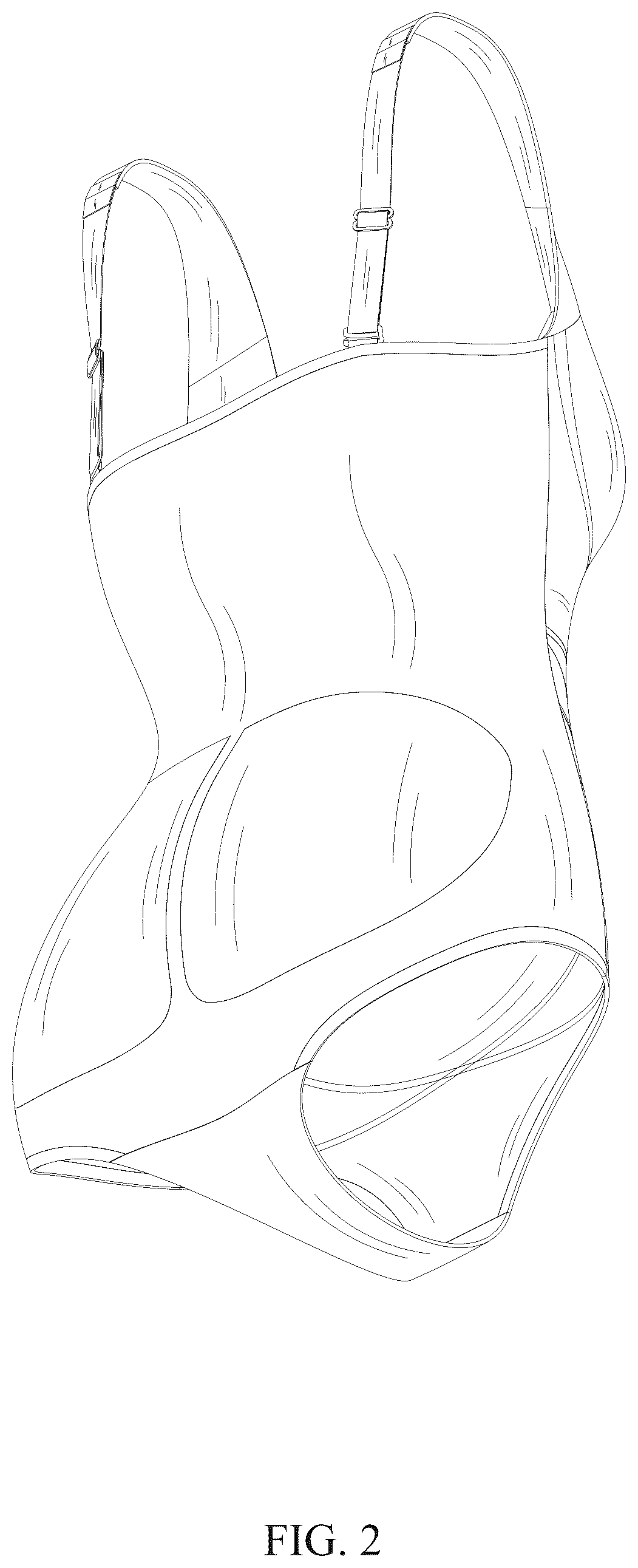 Patent USD1076320 Figure 2 – Shaping bodysuit