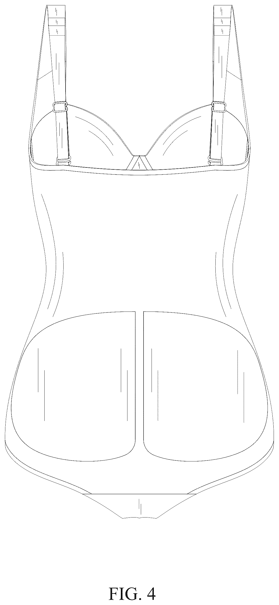 Patent USD1076320 Figure 4 – Shaping bodysuit