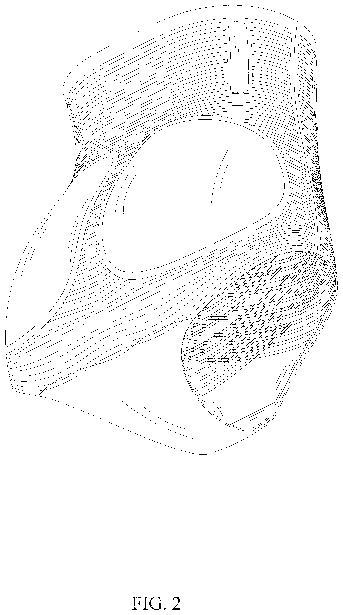Patent USD1076321 Figure 2 – Body shaping pants