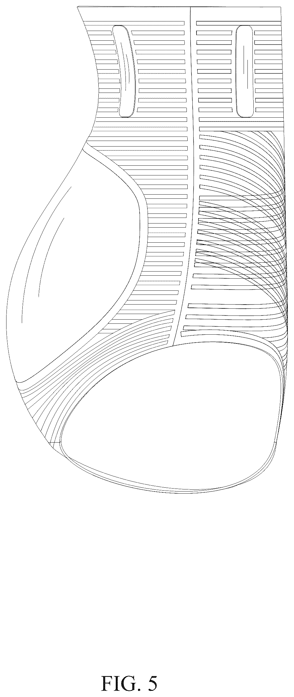 Patent USD1076321 Figure 5 – Body shaping pants