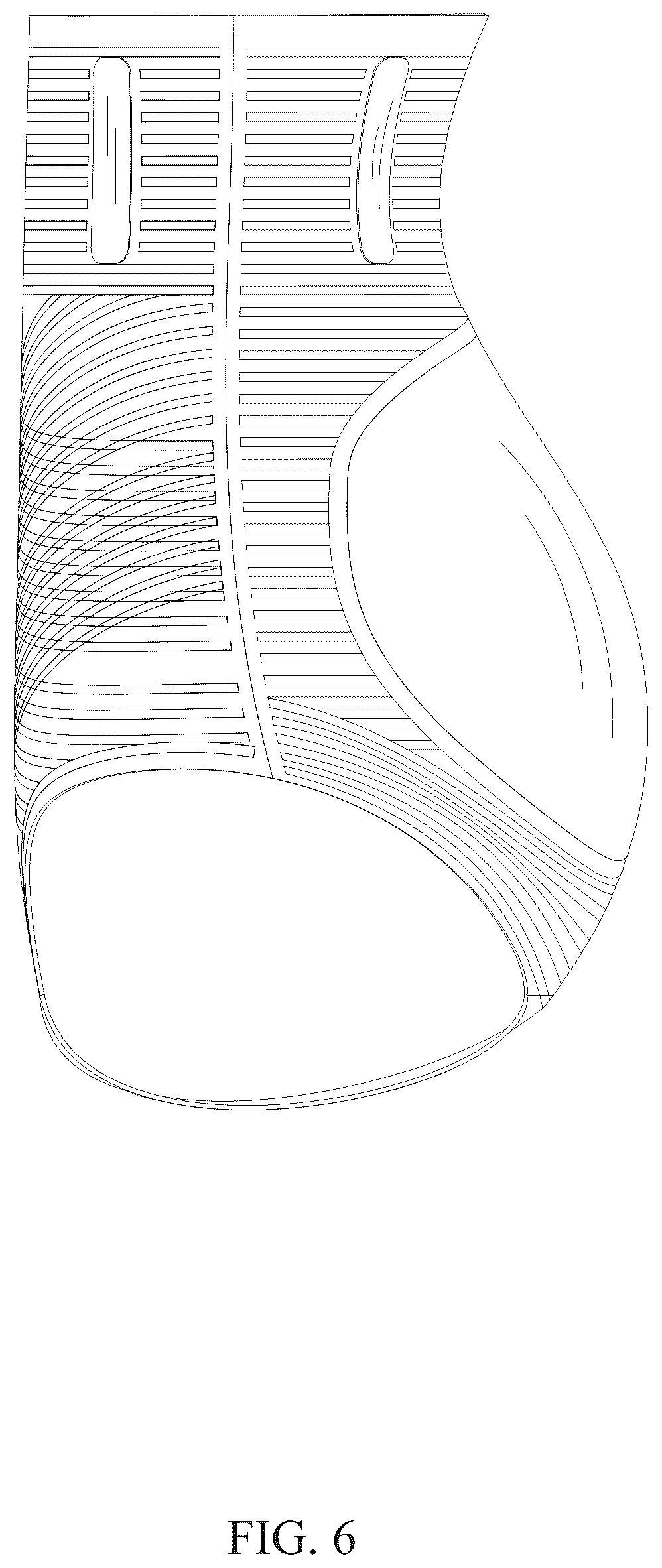 Patent USD1076321 Figure 6 – Body shaping pants