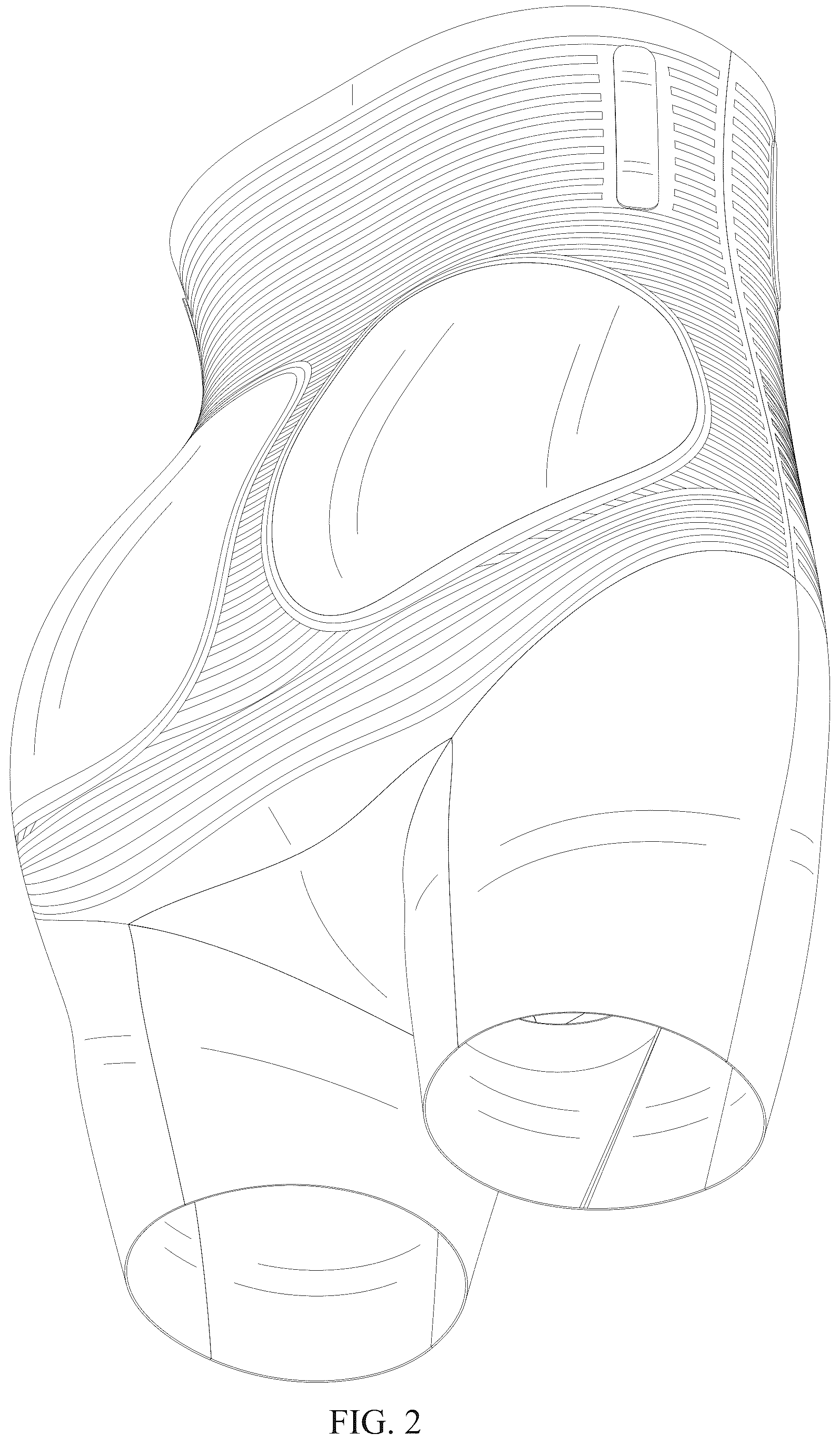 Patent USD1076322 Figure 2 – Body shaping pants