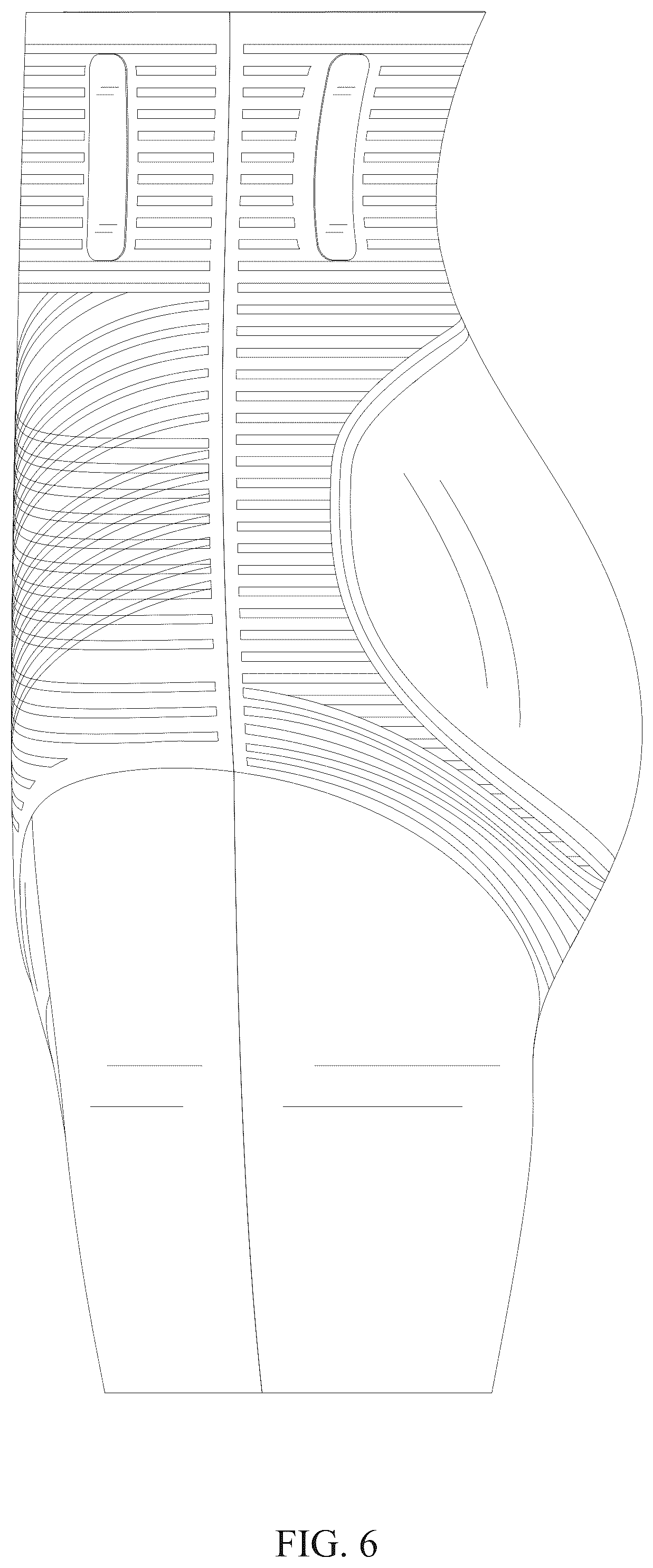 Patent USD1076322 Figure 6 – Body shaping pants