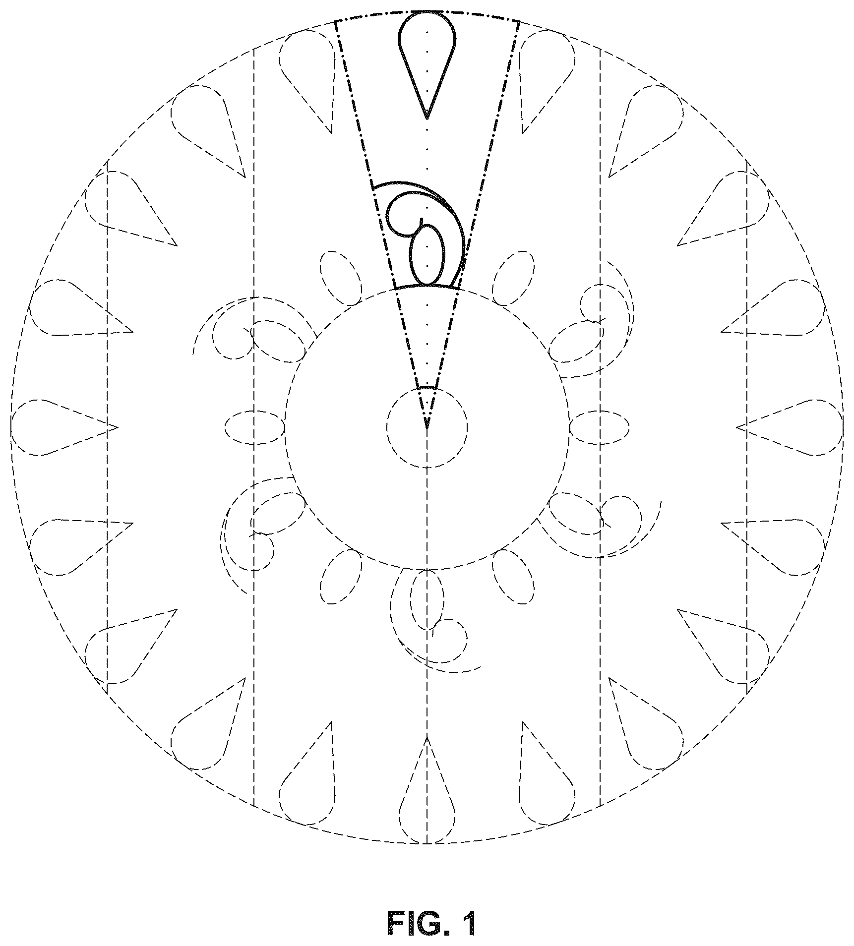 Patent USD1076323 Figure 1 – Apparel pattern