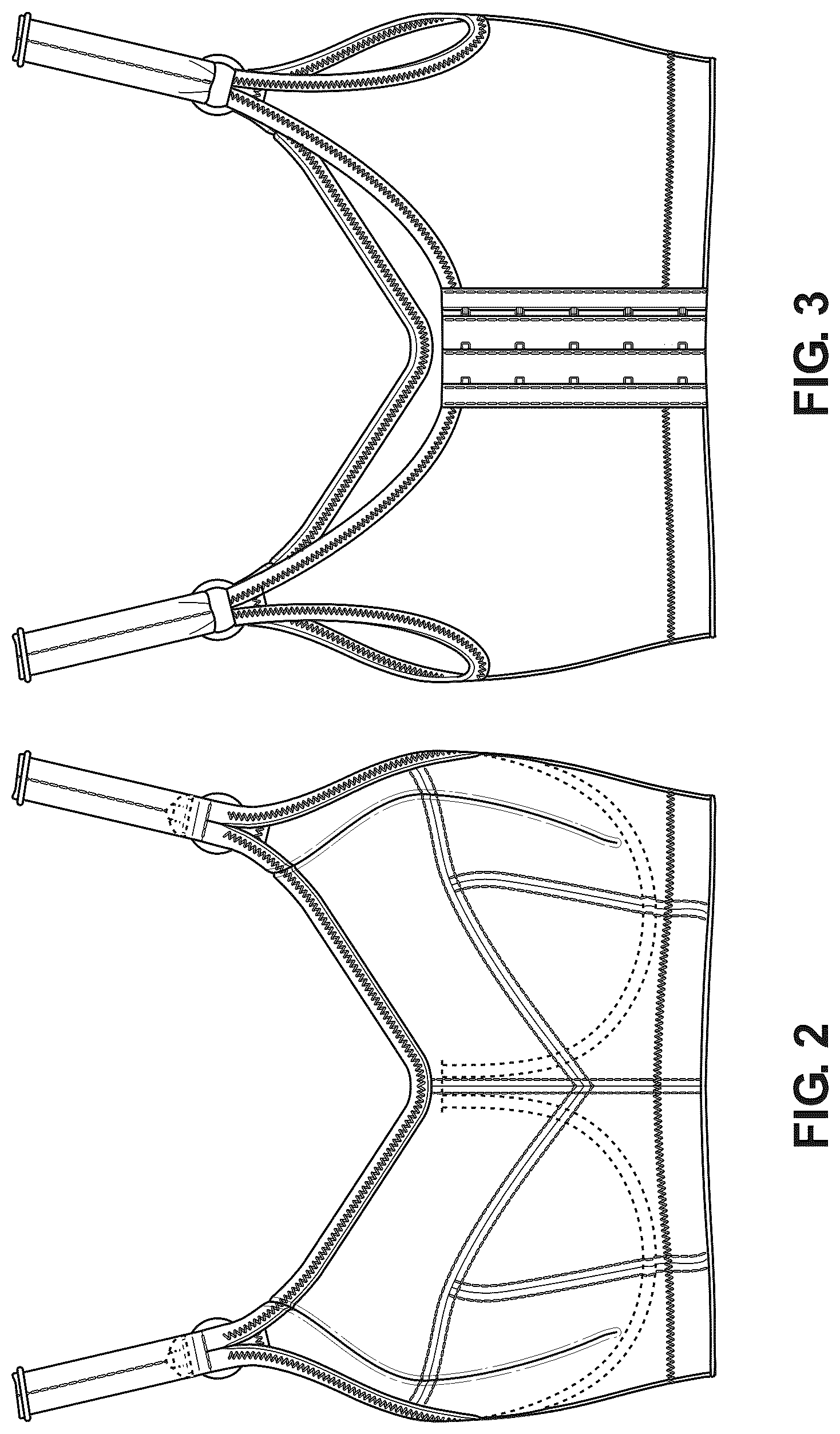 Patent USD1076324 Figure 2 – Bra