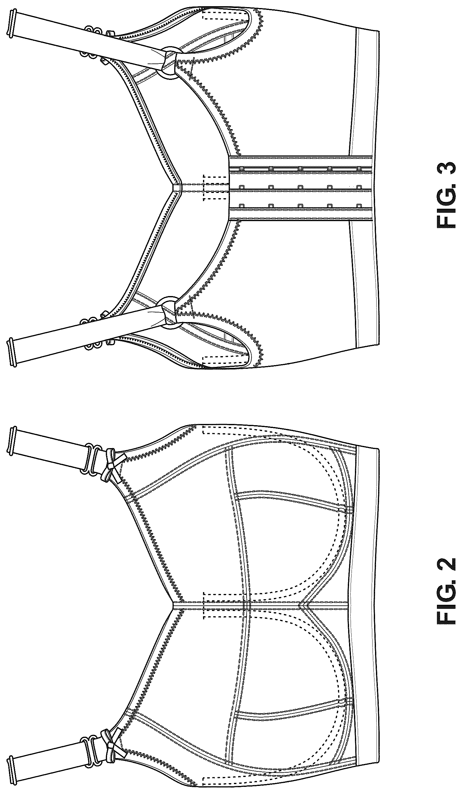 Patent USD1076325 Figure 2 – Bra