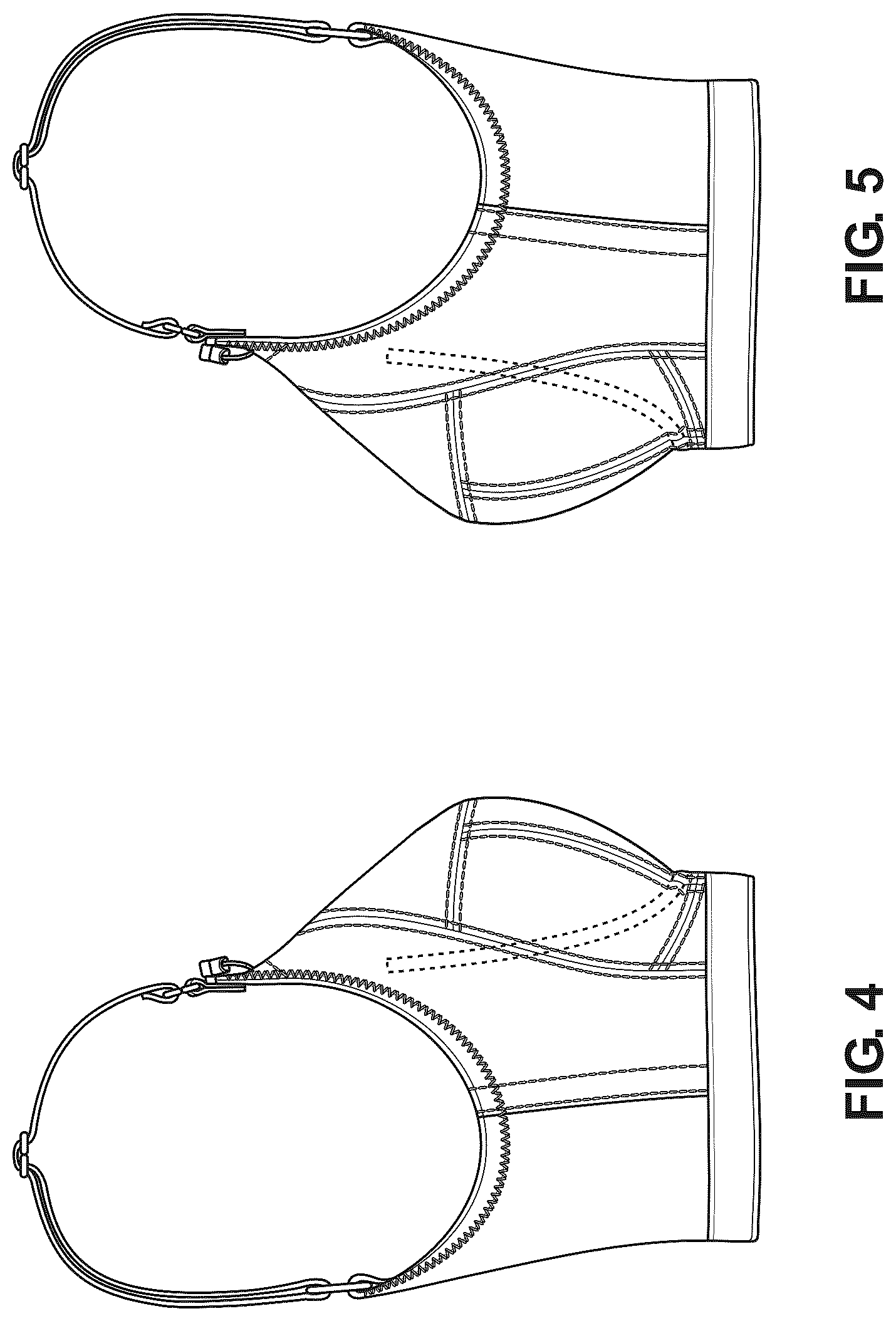 Patent USD1076325 Figure 3 – Bra