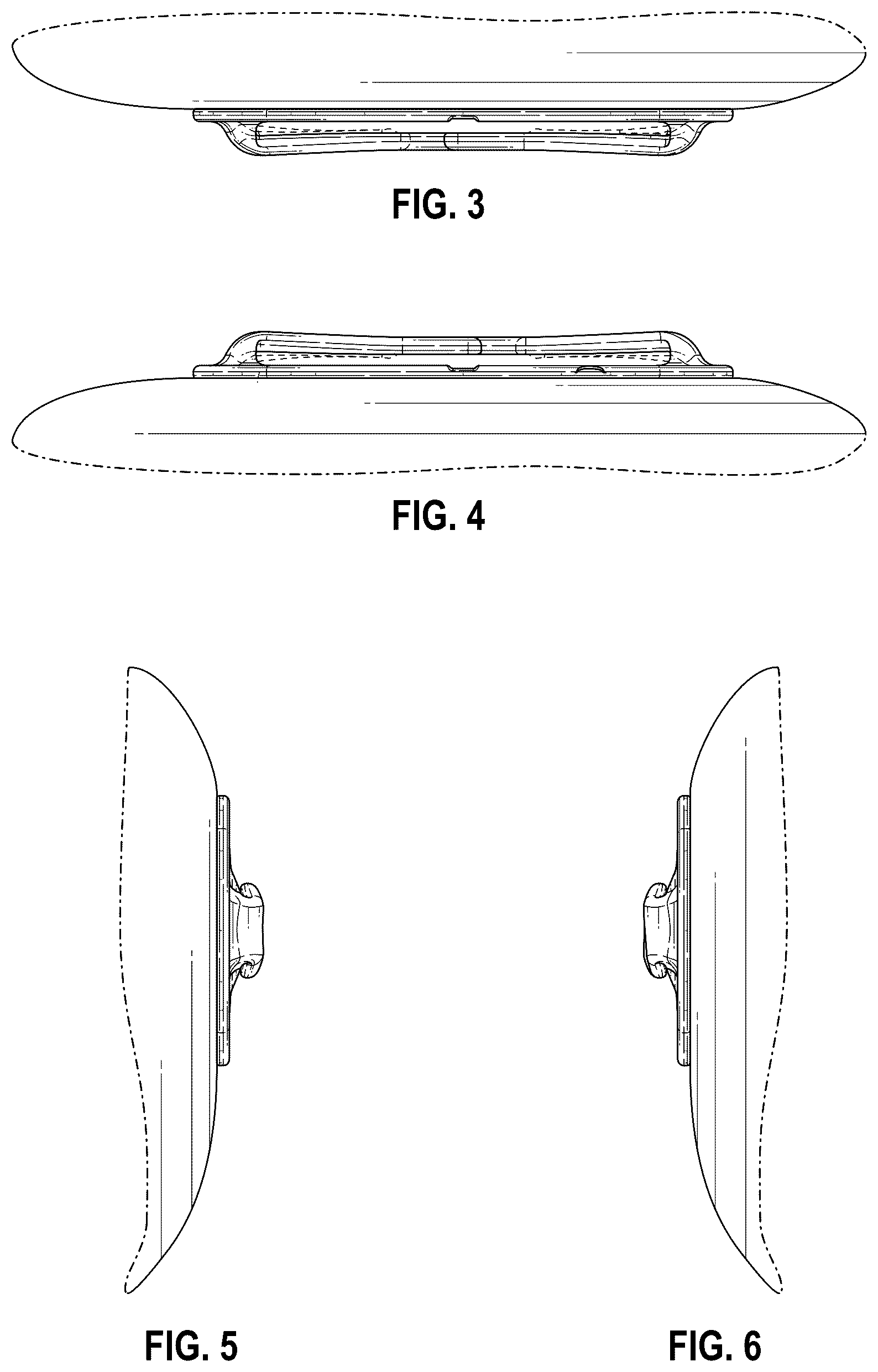 Patent USD1076326 Figure 2 – Portion of a shoulder pad