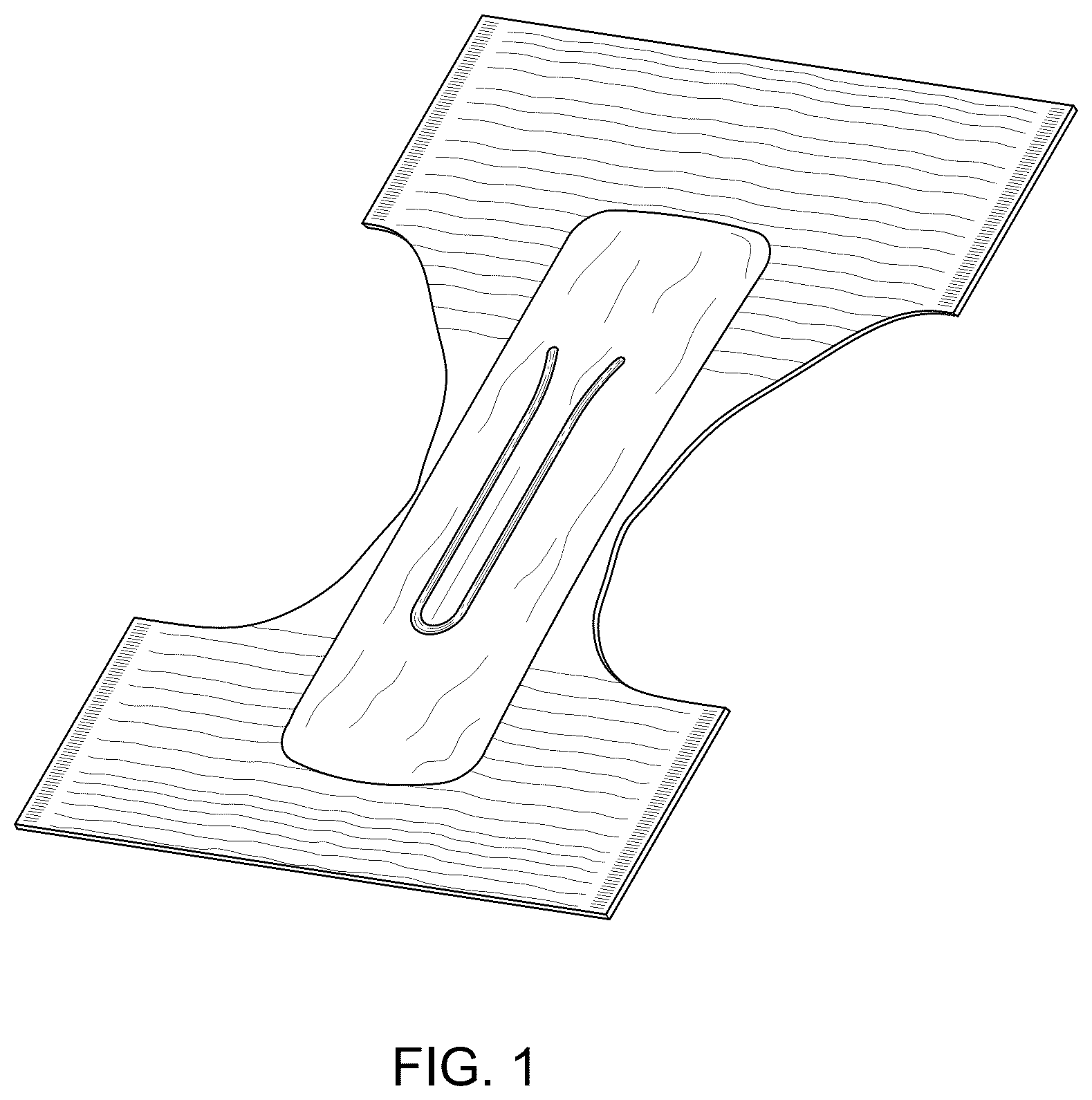 Patent USD1076328 Figure 1 – Absorbent underpants