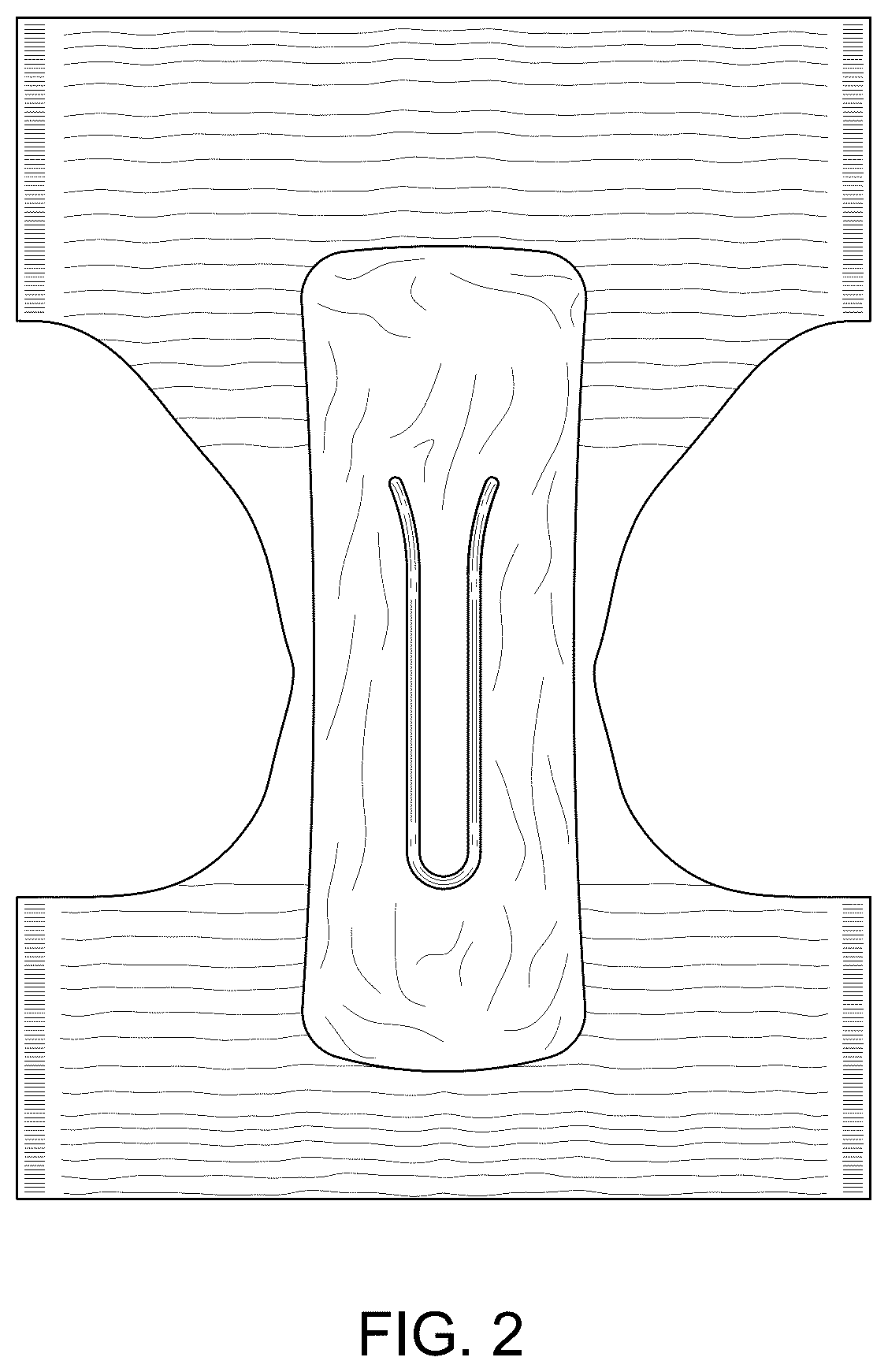 Patent USD1076328 Figure 2 – Absorbent underpants
