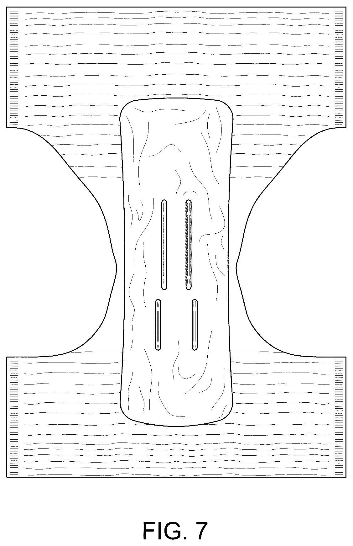 Patent USD1076328 Figure 7 – Absorbent underpants